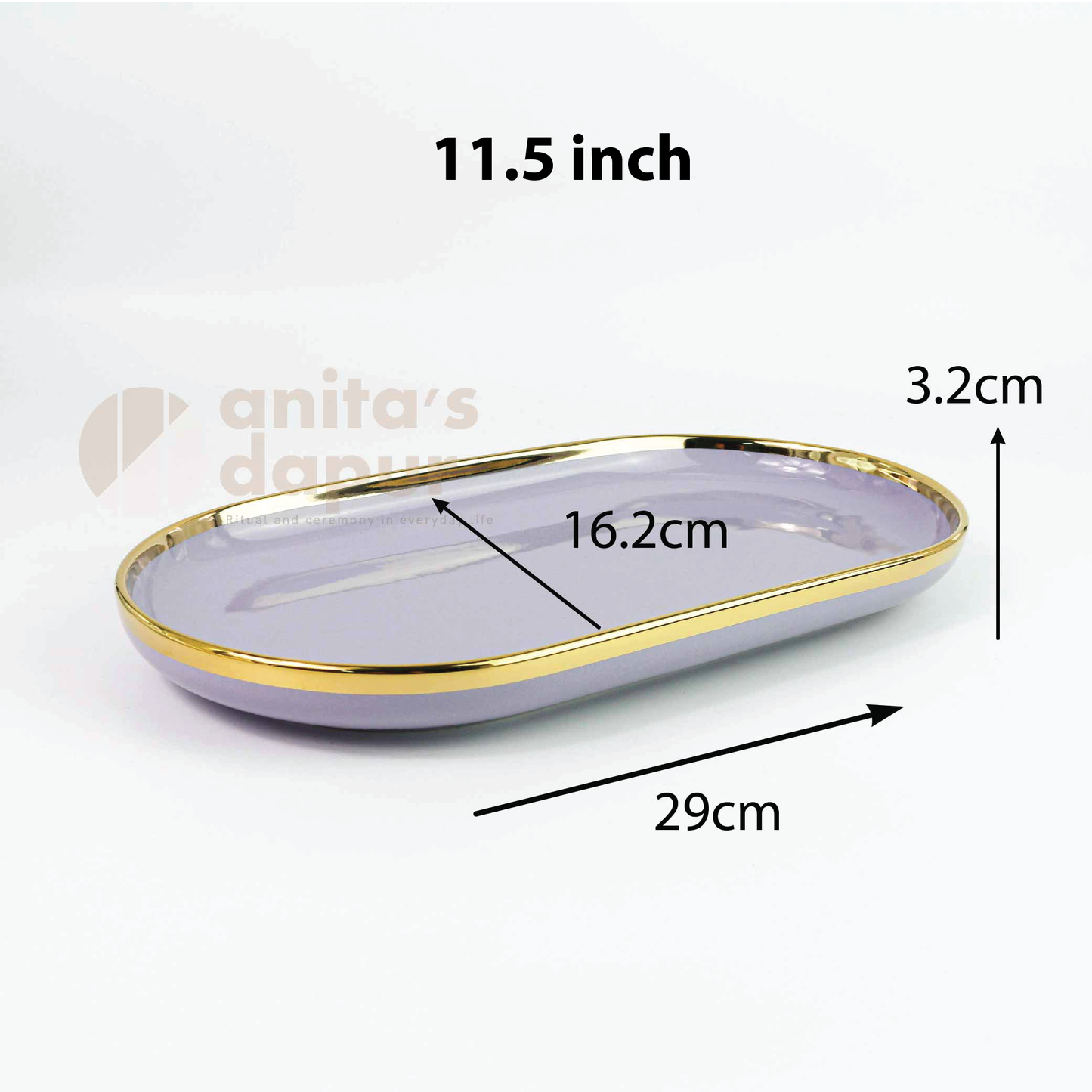 Premium Purple Plate (saucer , 8inch , 10inch , 11.5inch)