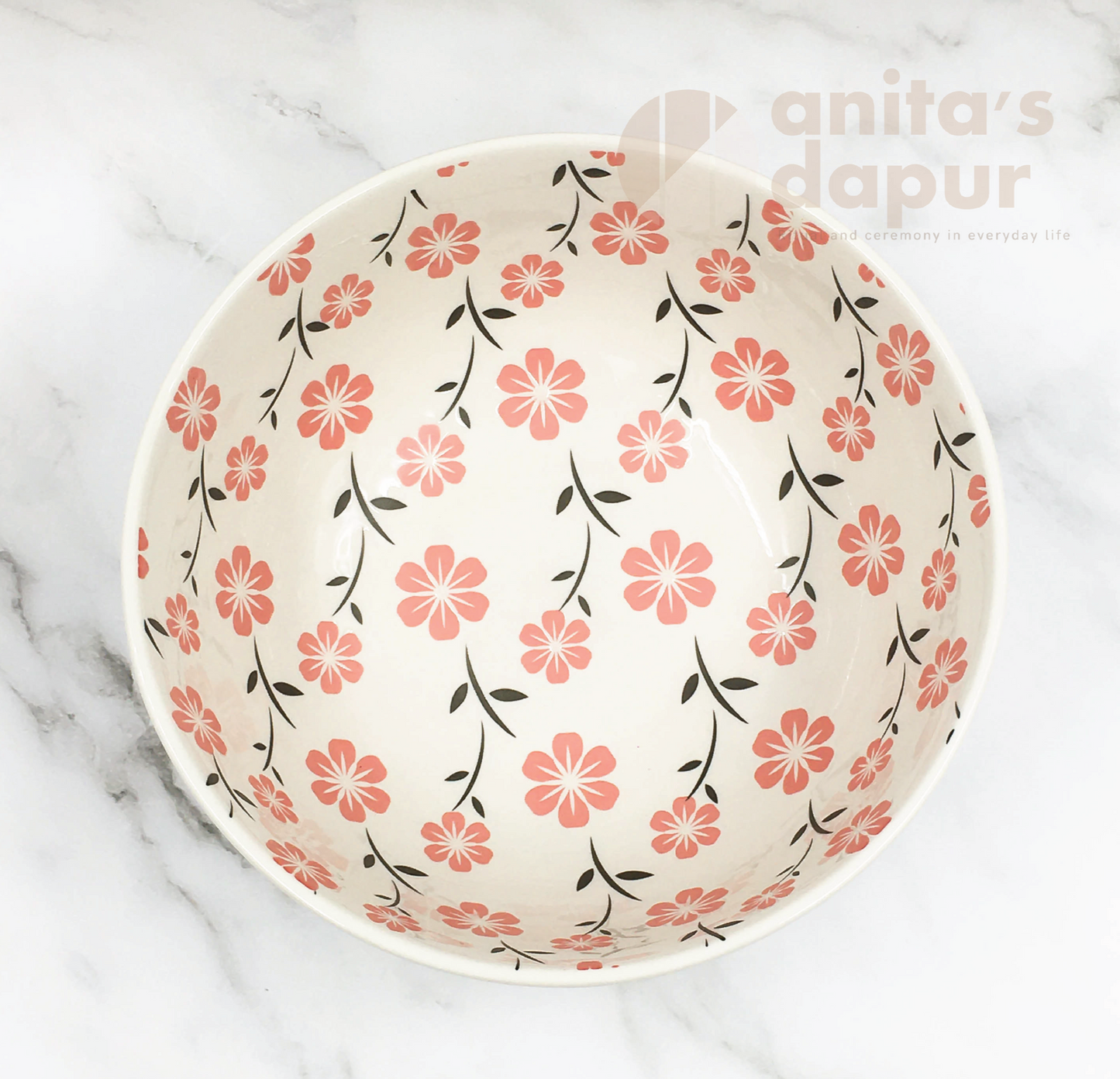 White Sakura Bowls (5inch , 6inch and 8inch)