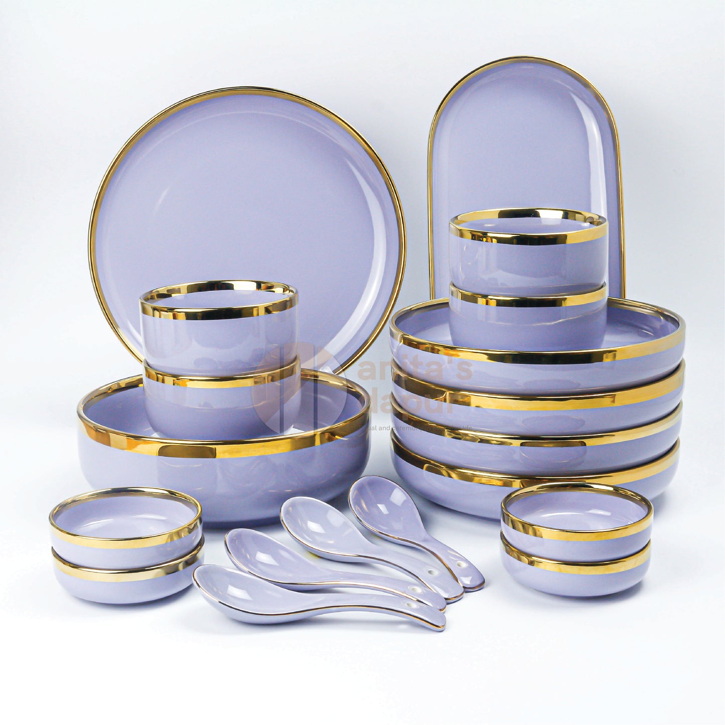 Premium Mix Set Purple & White