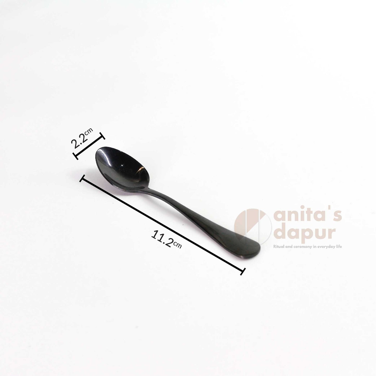 Dinner Spoon & Fork Black