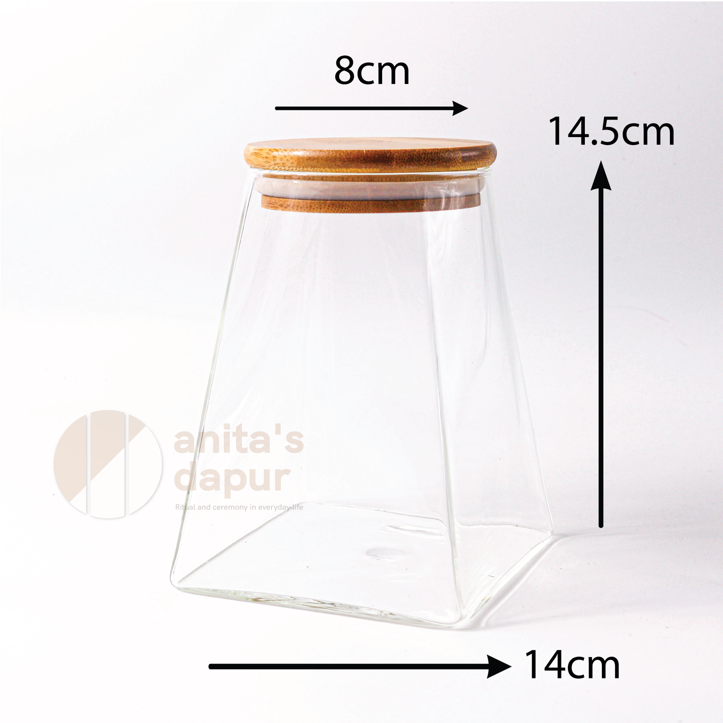 Sealed Quadrilateral Jar