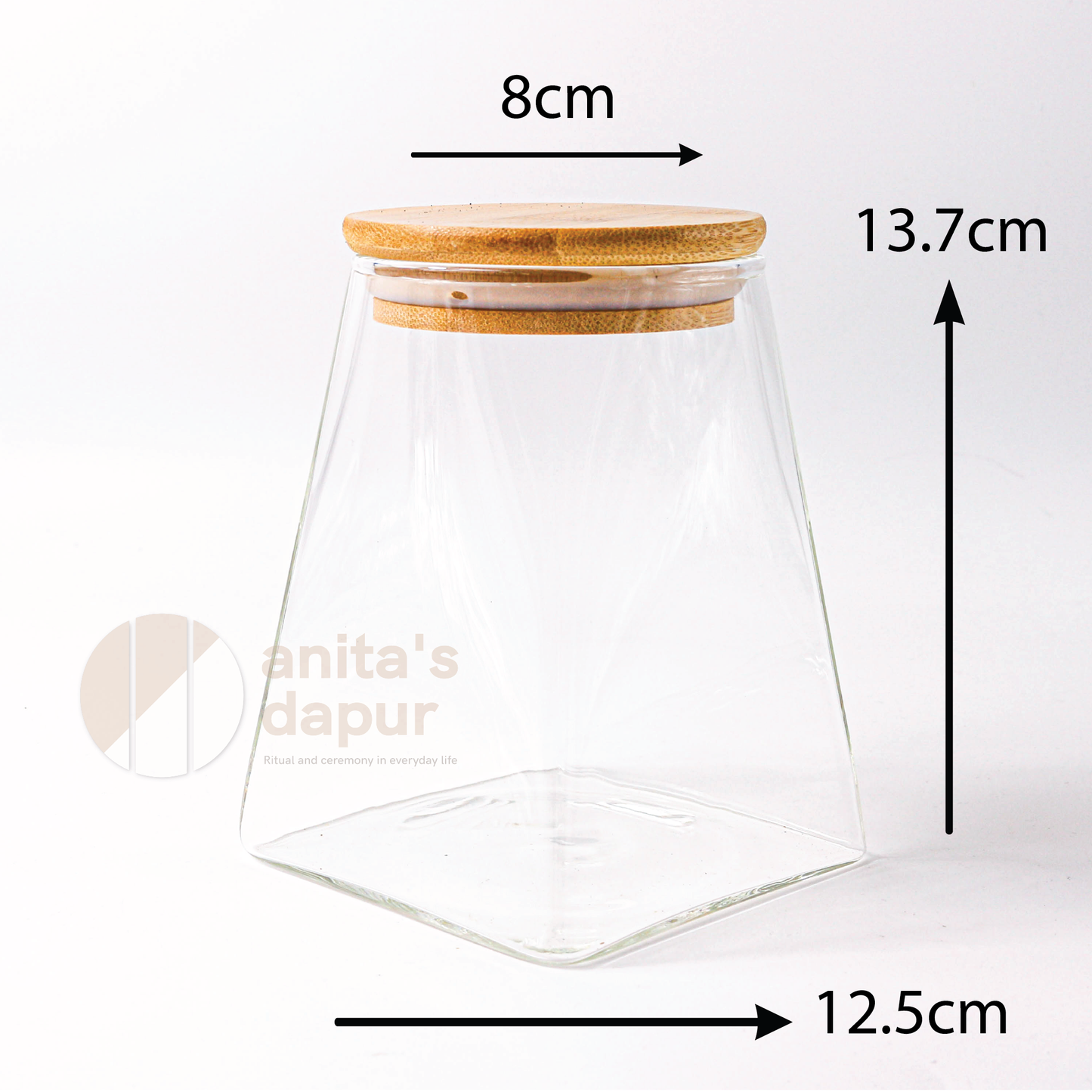 Sealed Quadrilateral Jar