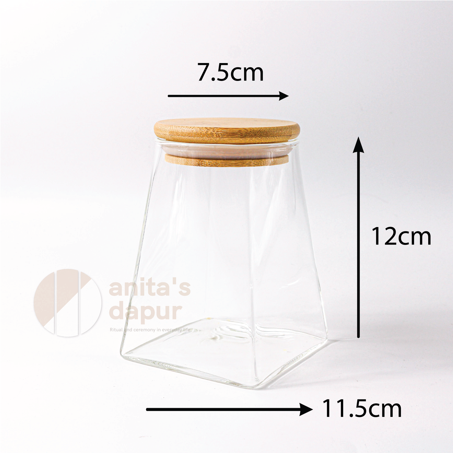 Sealed Quadrilateral Jar