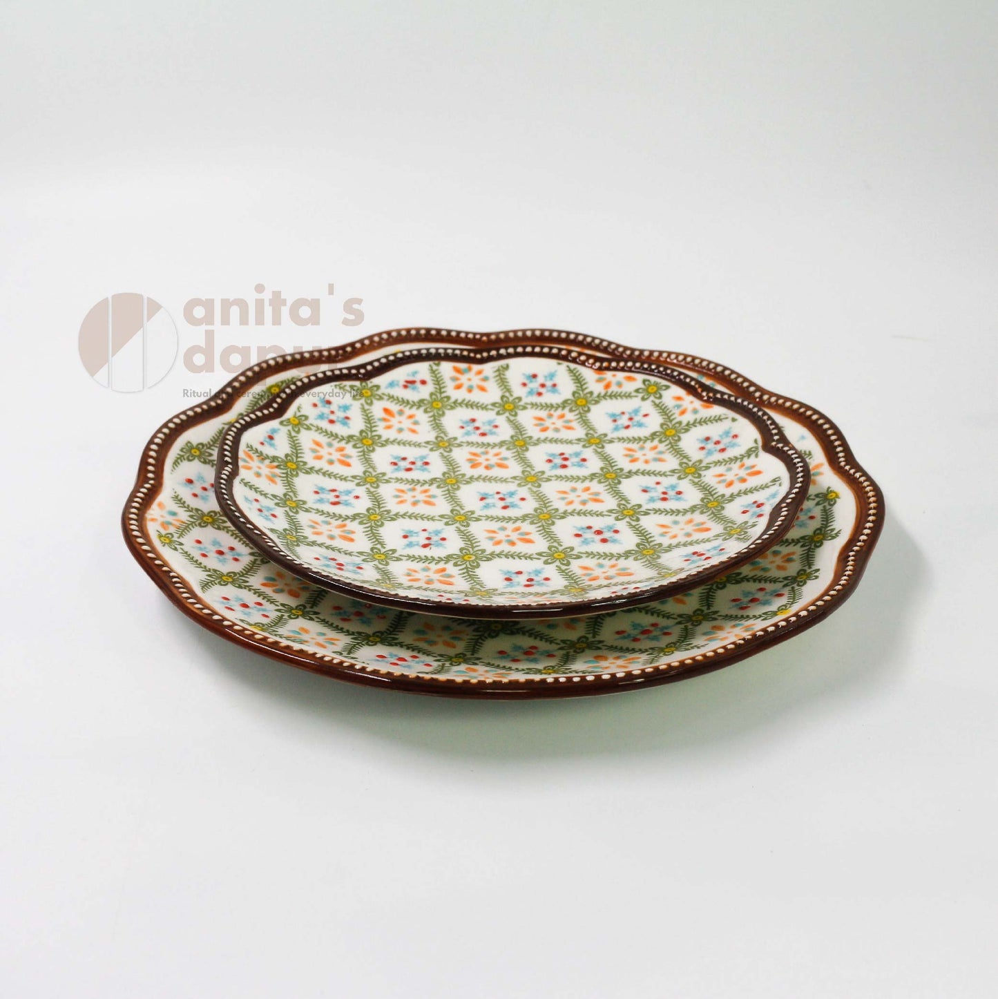 Green Leaf Plate (8 inch , 10 inch)