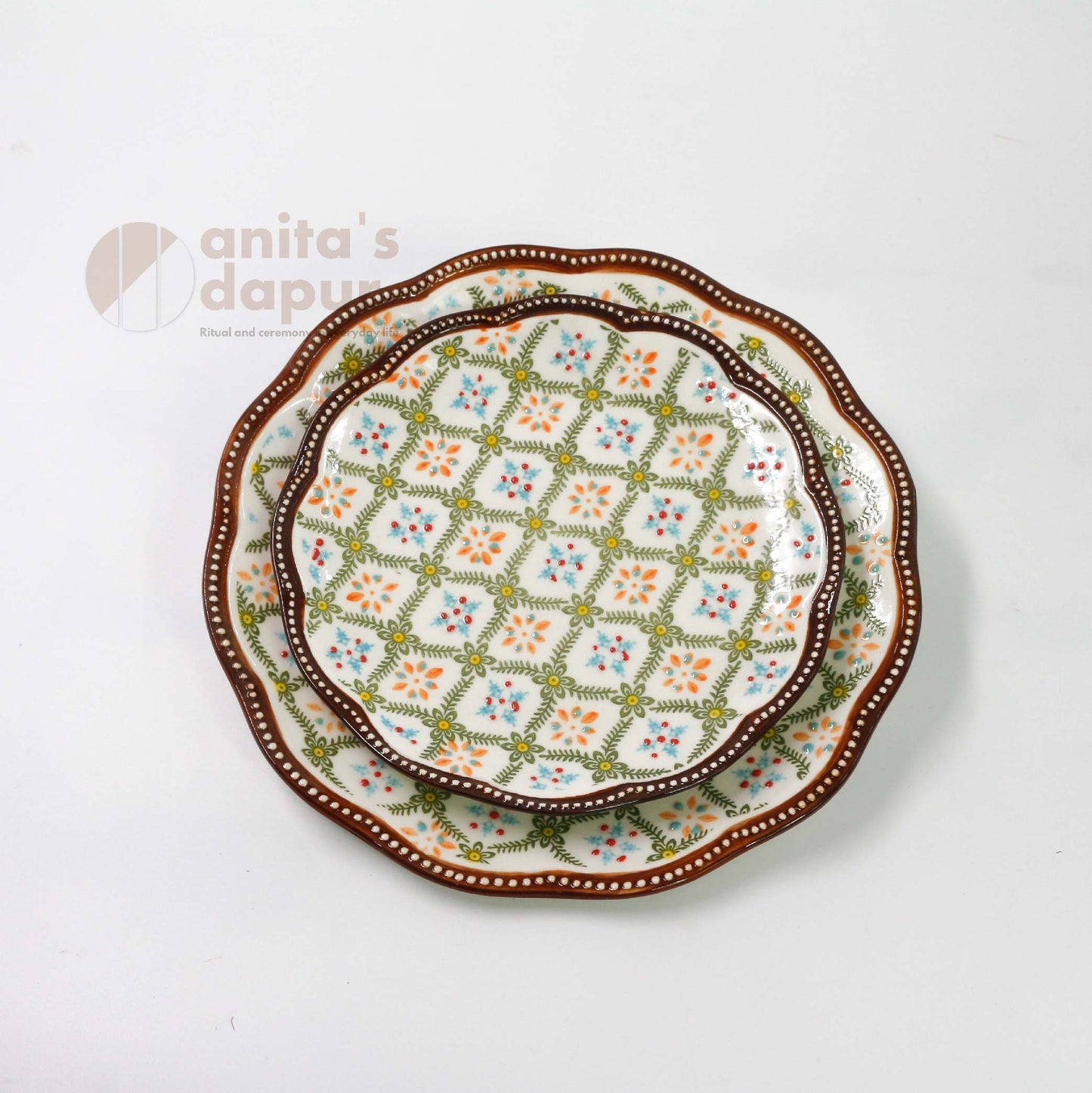 Green Leaf Plate (8 inch , 10 inch)