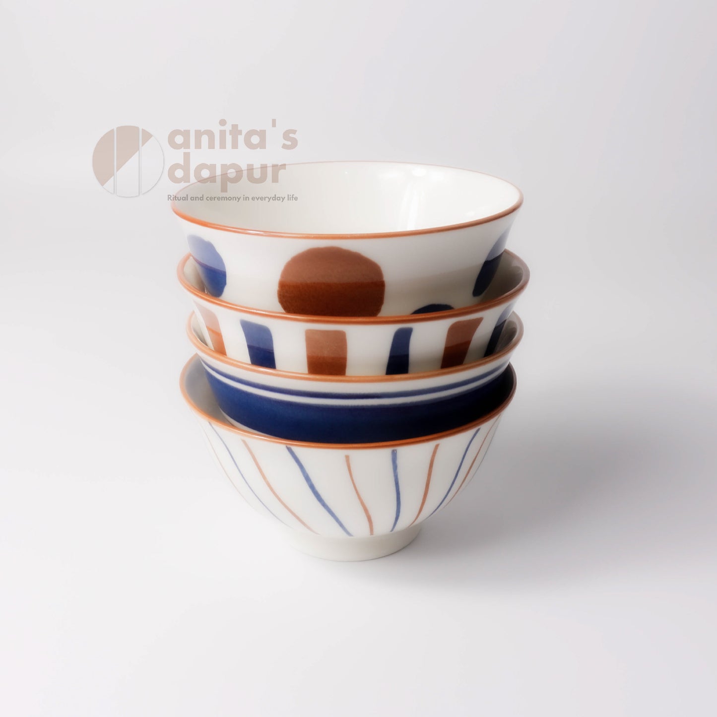 Pinstripe Bowl (4.5 inch)