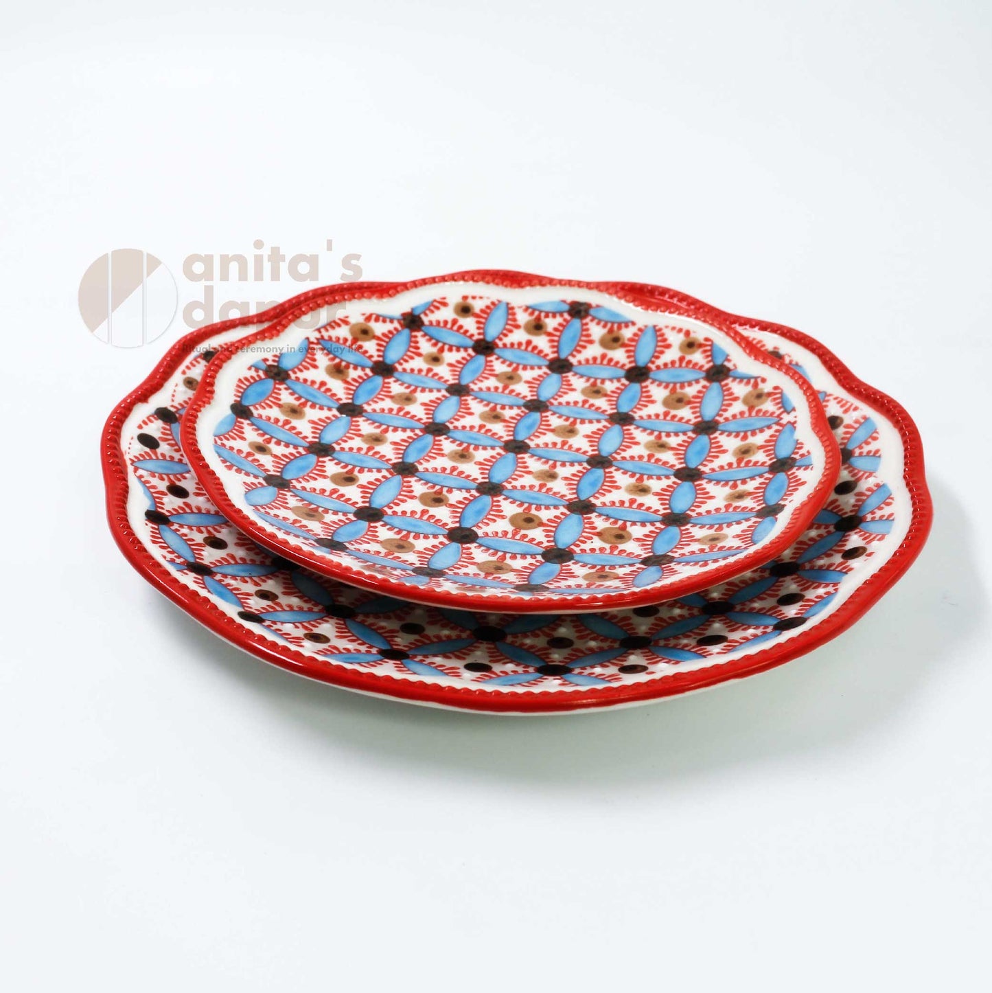 Blue Berry Copper Coin Plate (8inch , 10inch)