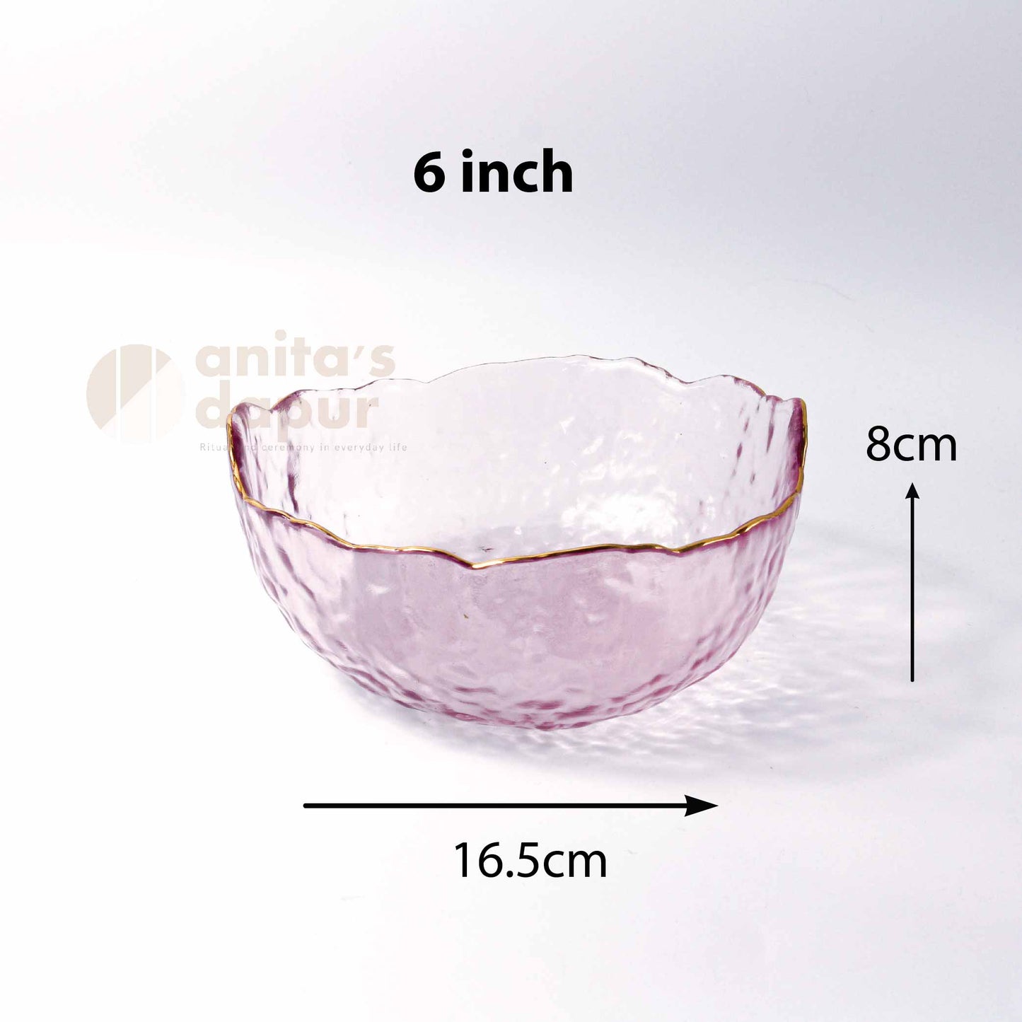Pink Salad Bowl (6 inch)