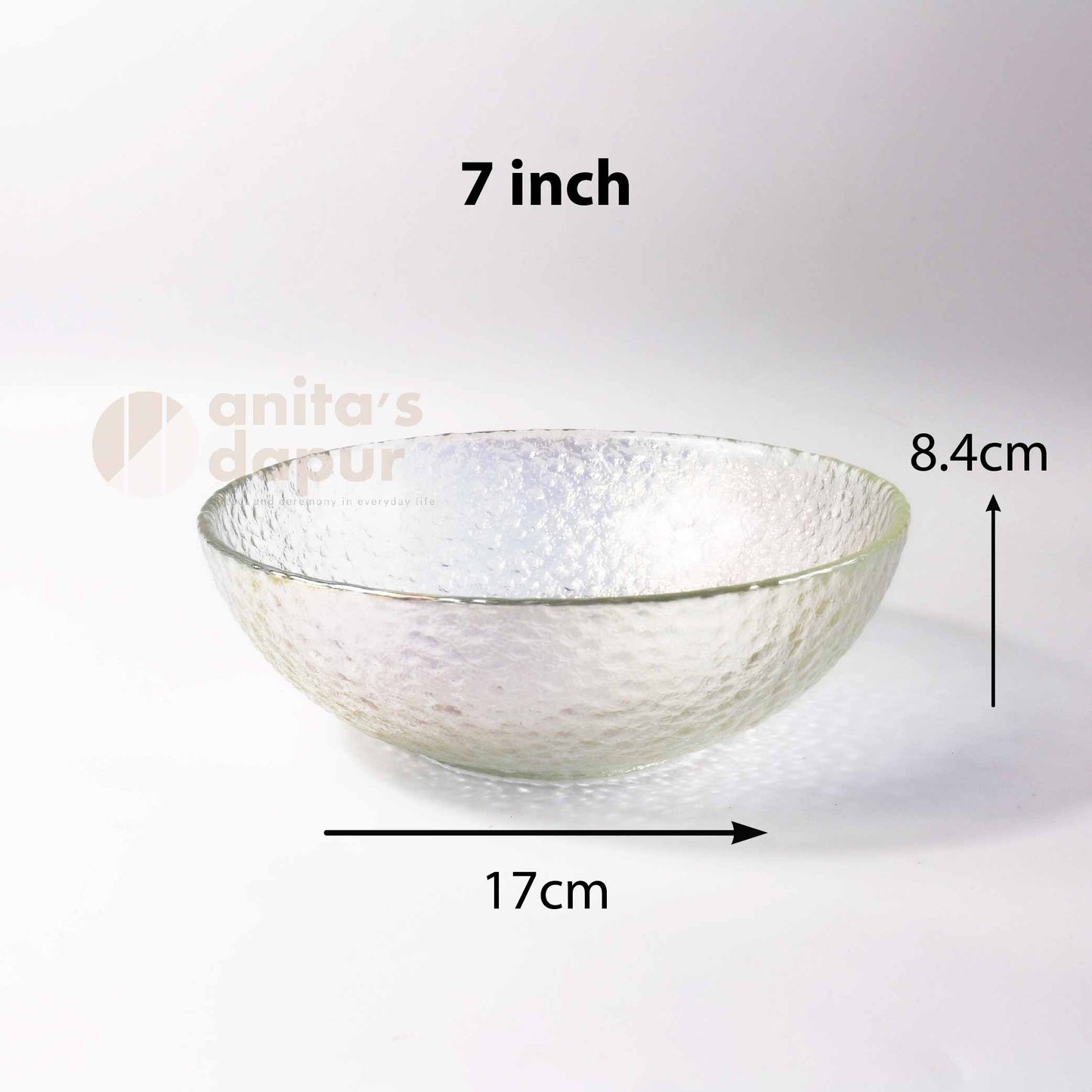 Transparent Salad Bowl (7 inch , 9 inch)