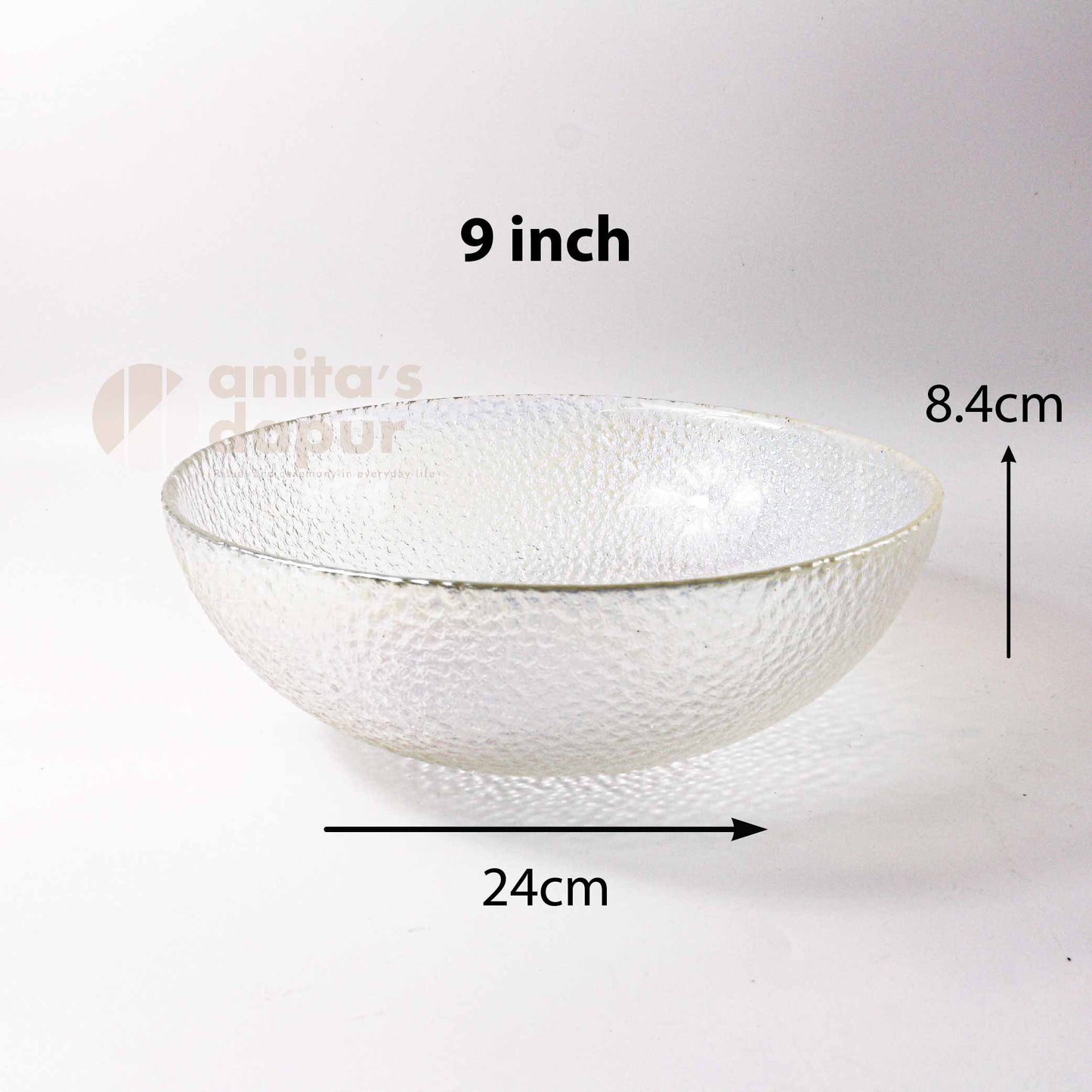 Transparent Salad Bowl (7 inch , 9 inch)