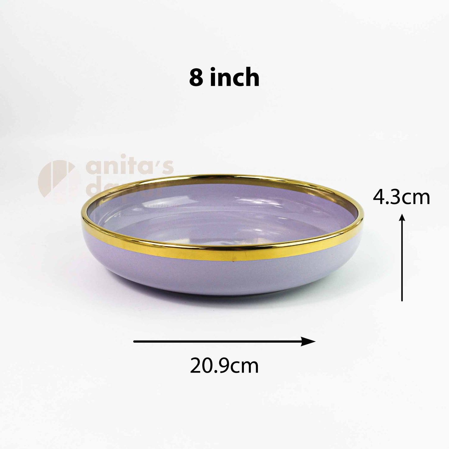 Premium Purple Plate (saucer , 8inch , 10inch , 11.5inch)
