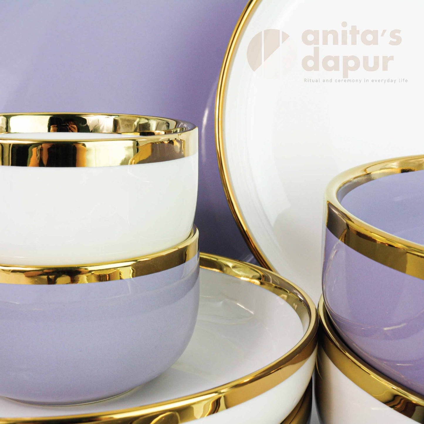 Premium Purple Plate (saucer , 8inch , 10inch , 11.5inch)