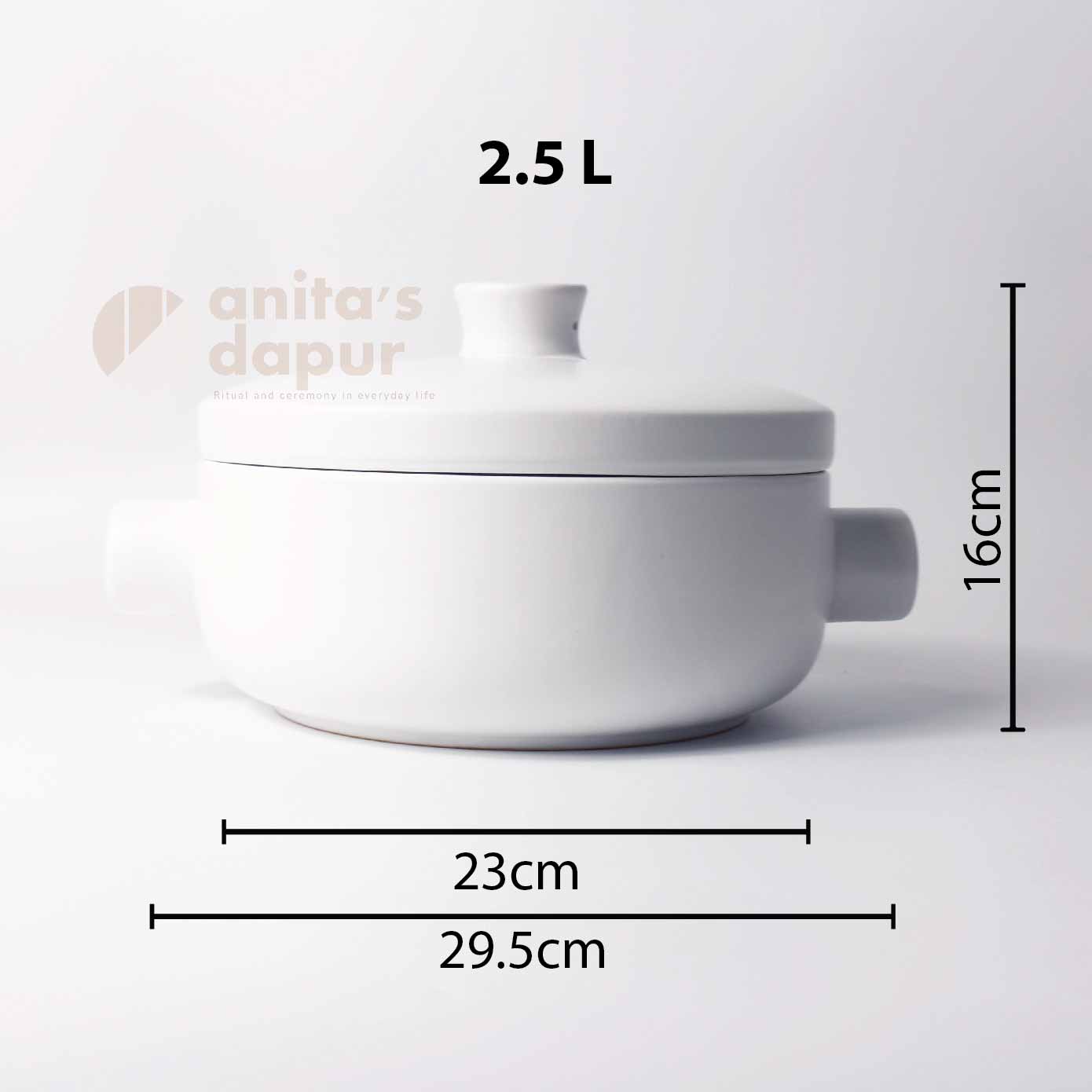 Round Handle Steamer Casserole (2.5L)