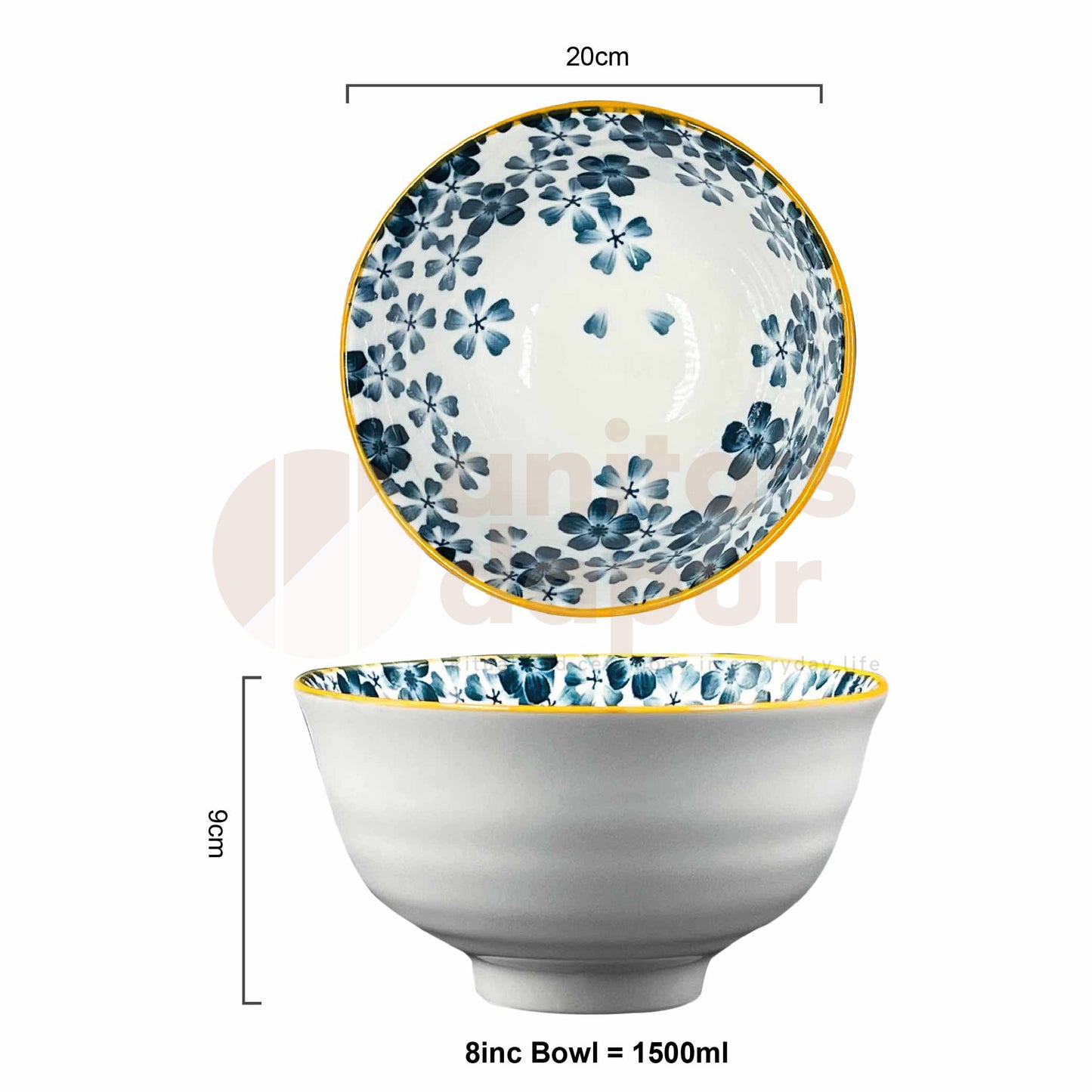 Blue Wave Bowls (4.5inch and 8inch)