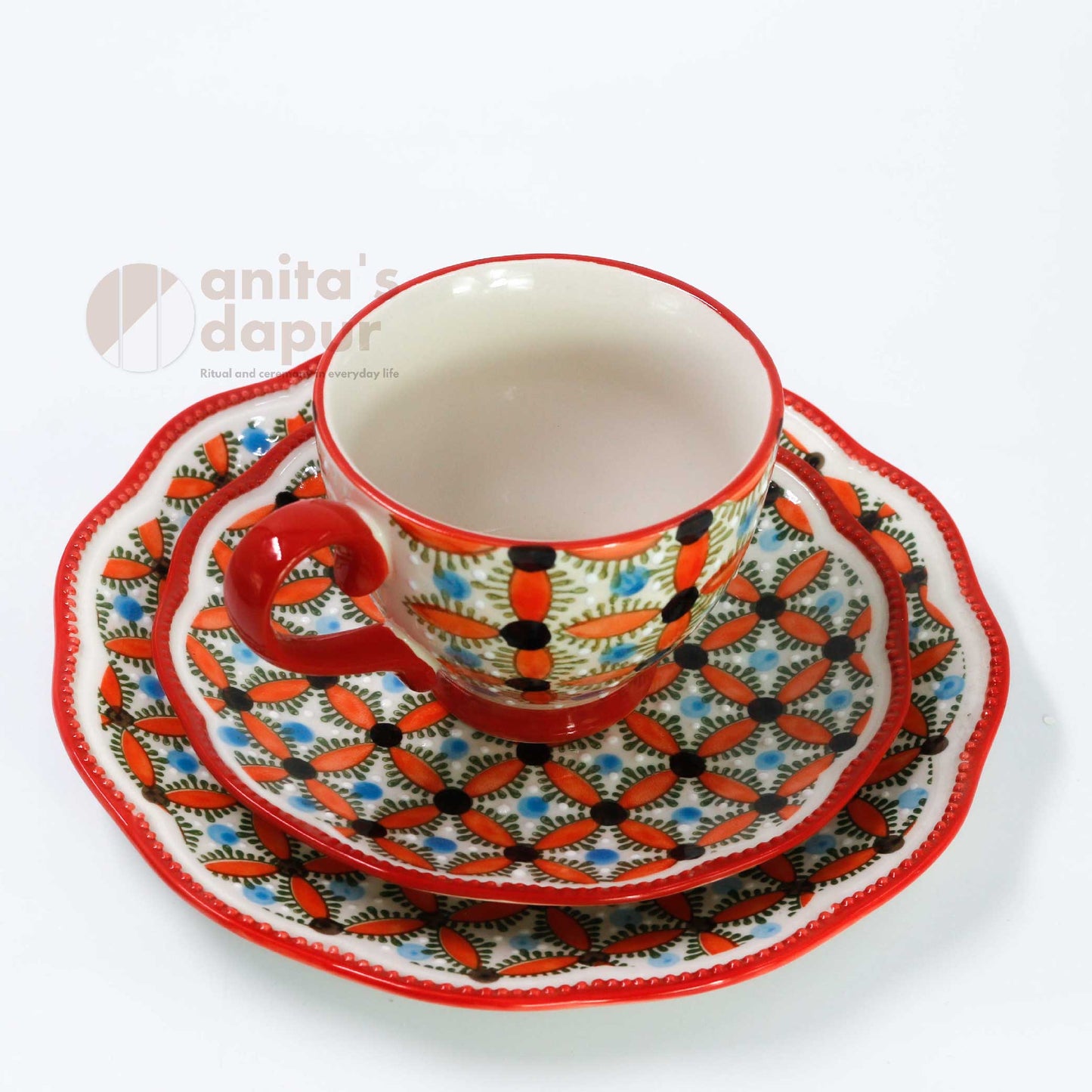 Orange Copper Coin Coffee Cup