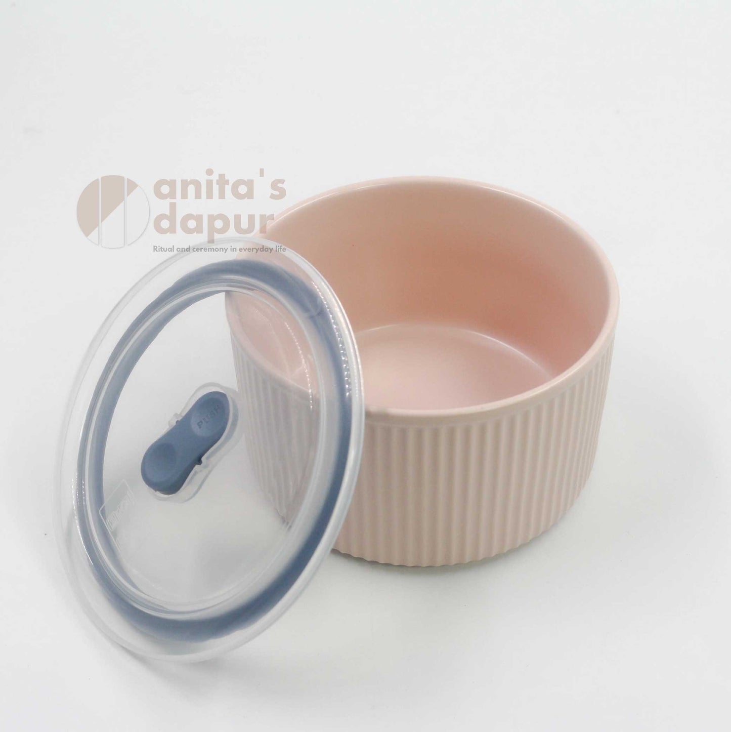 Pink Fresh Keeping Bowl (5.9 inch and 6.7 inch)