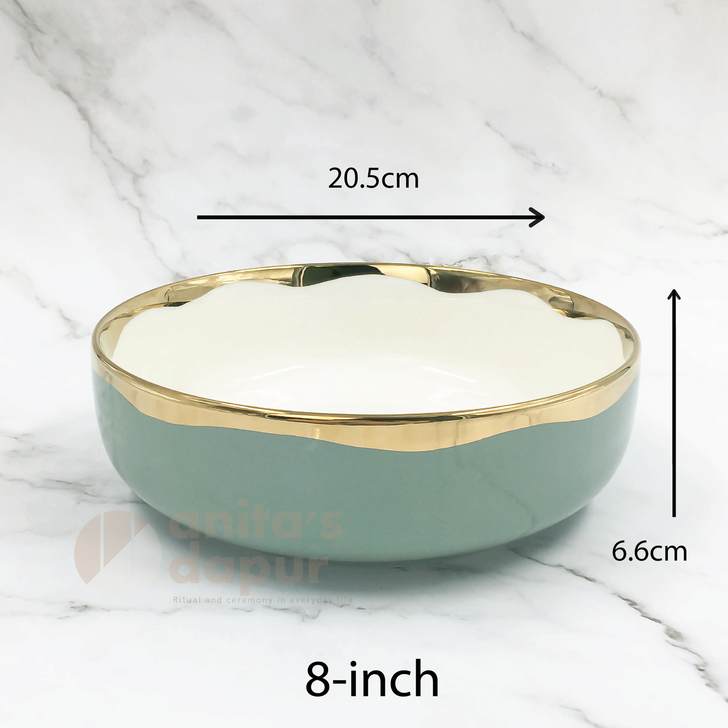 Premium Bowls Light Green (8inch)