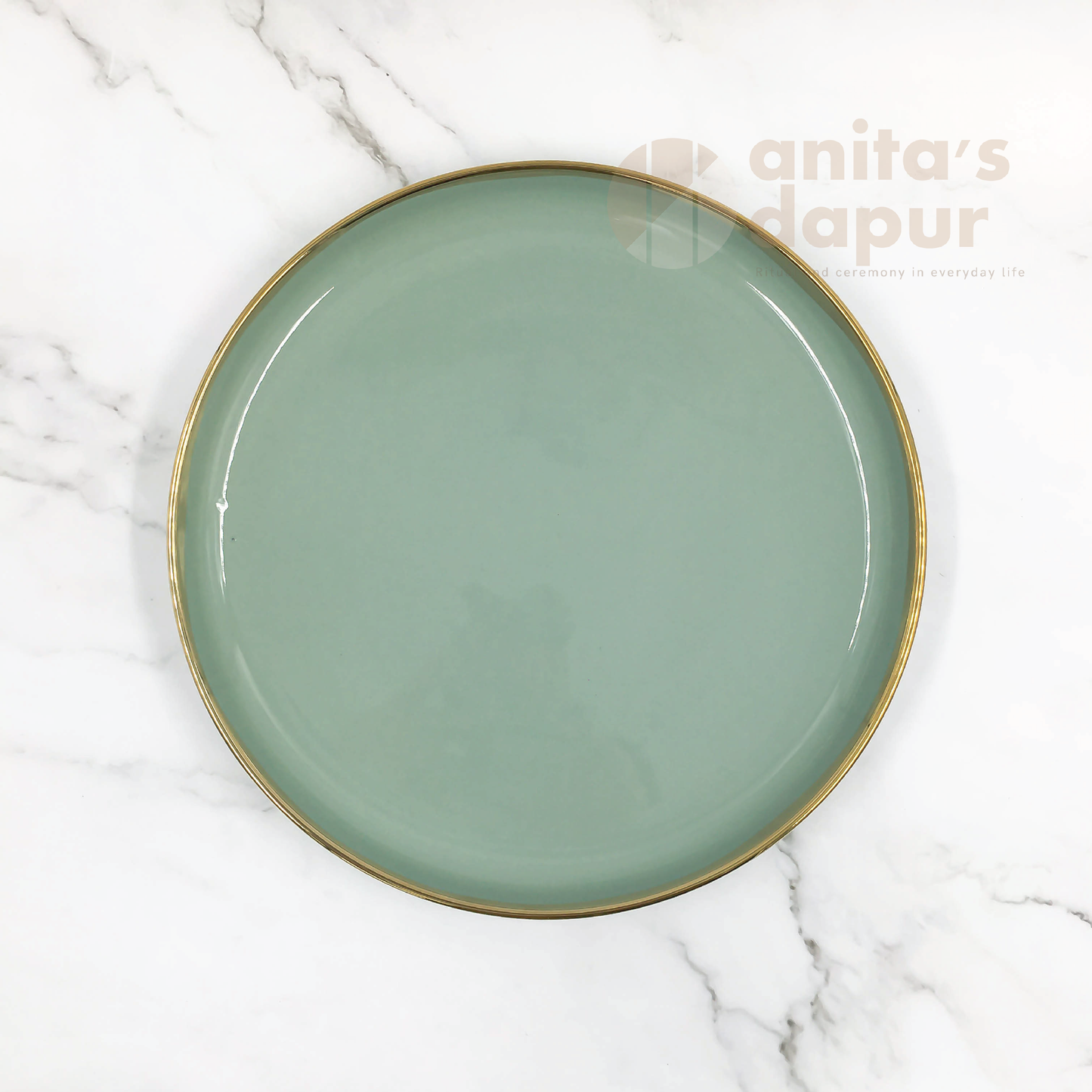 Premium Plate Light Green (saucer , 8inch , 9inch , 10inch , 11.5inch)