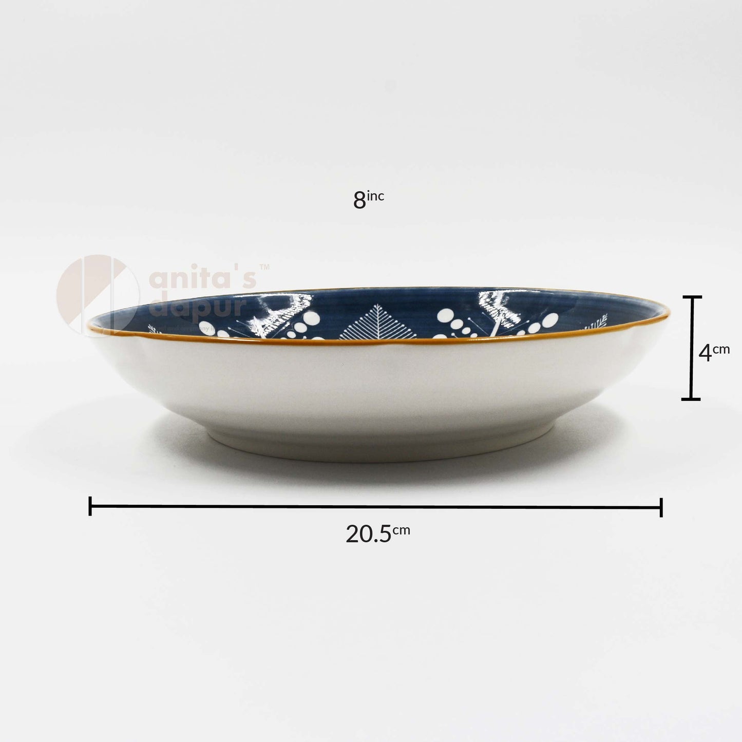 Snowflake Plate (8inch)