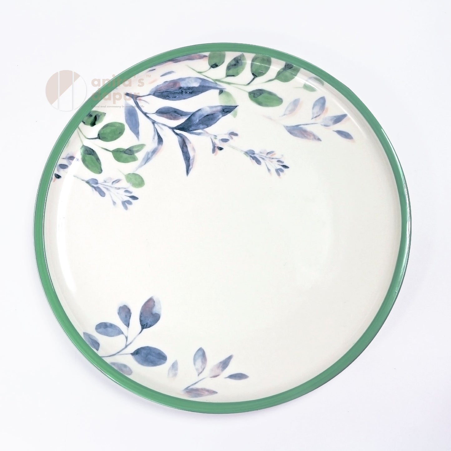 Pastoral Green Leaf Plate (8.5 inch , 10.5 inch , 11 inch)