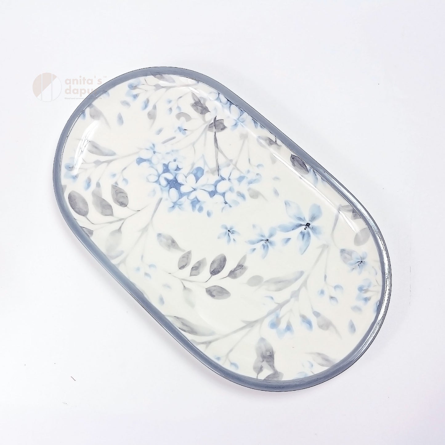 Pastoral Purple Leaf Plate (8.5 inch , 10.5 inch , 11 inch)