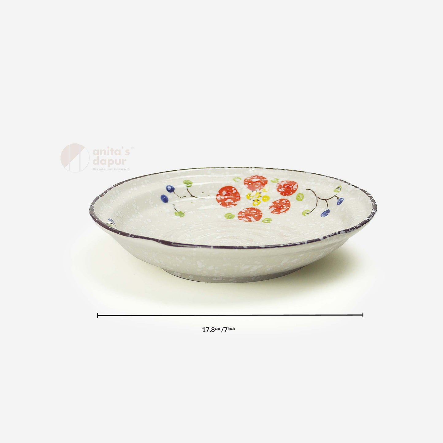 Rusberry Colourful Plate (4 inch , 7 inch , 8 inch , 9 inch)