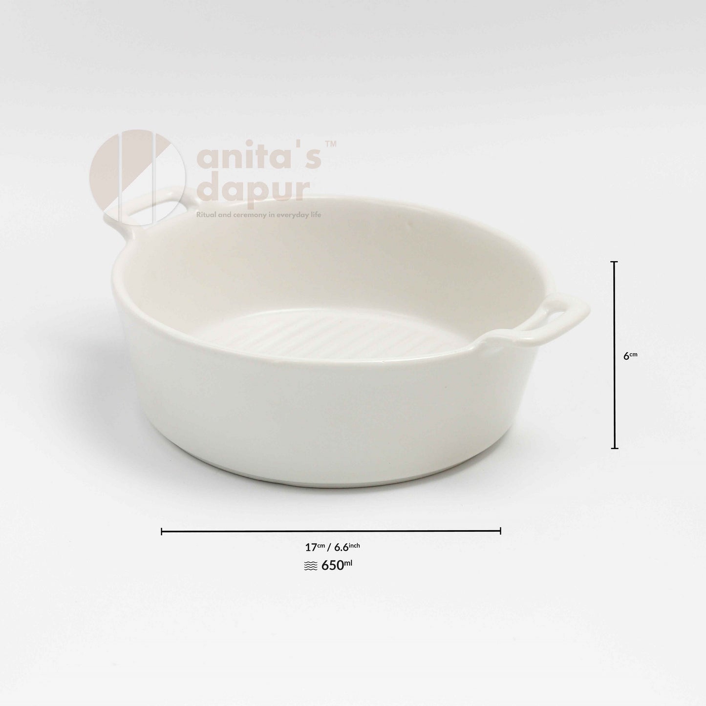 Round Double Handle Bakeware