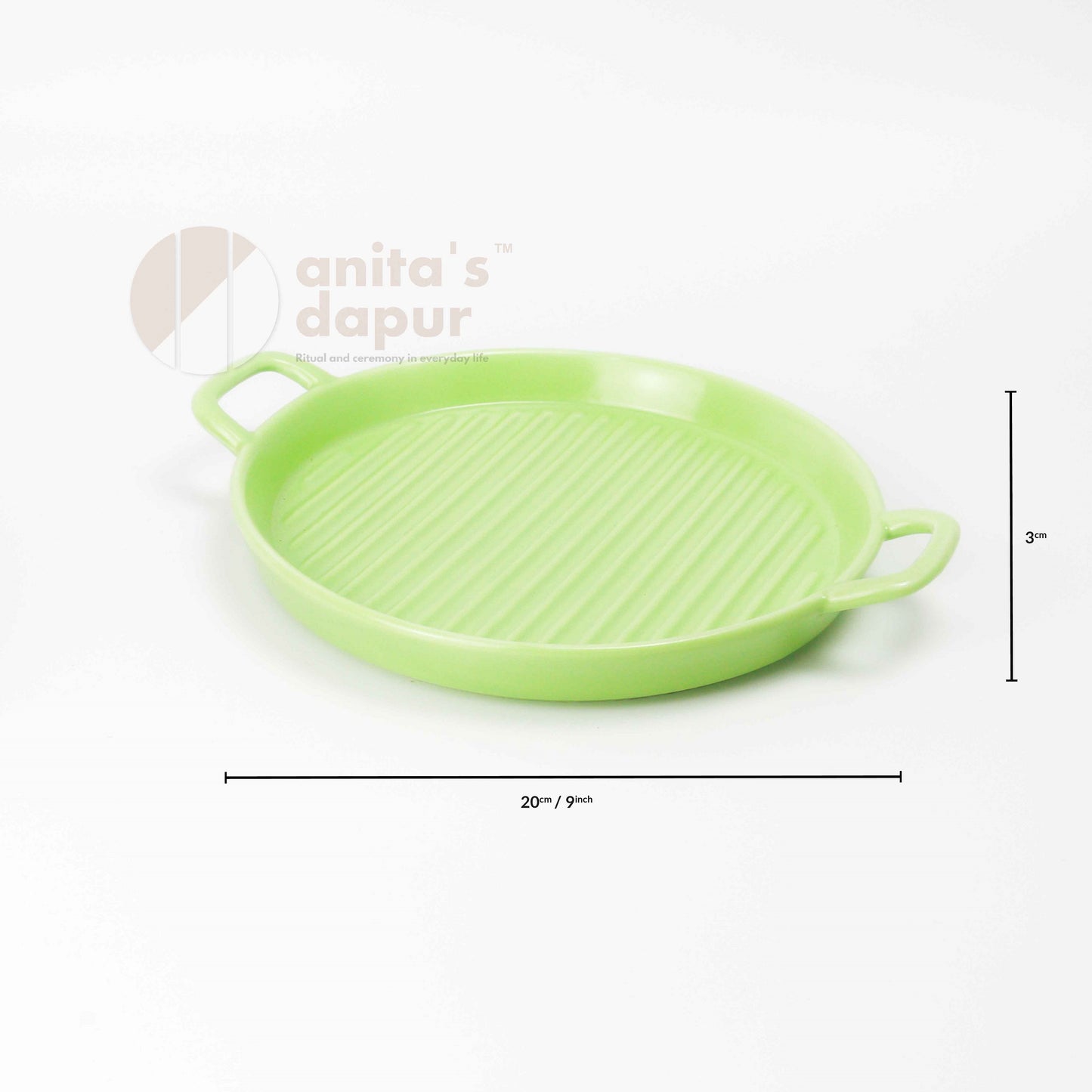 Round Double Handle Bake Pan