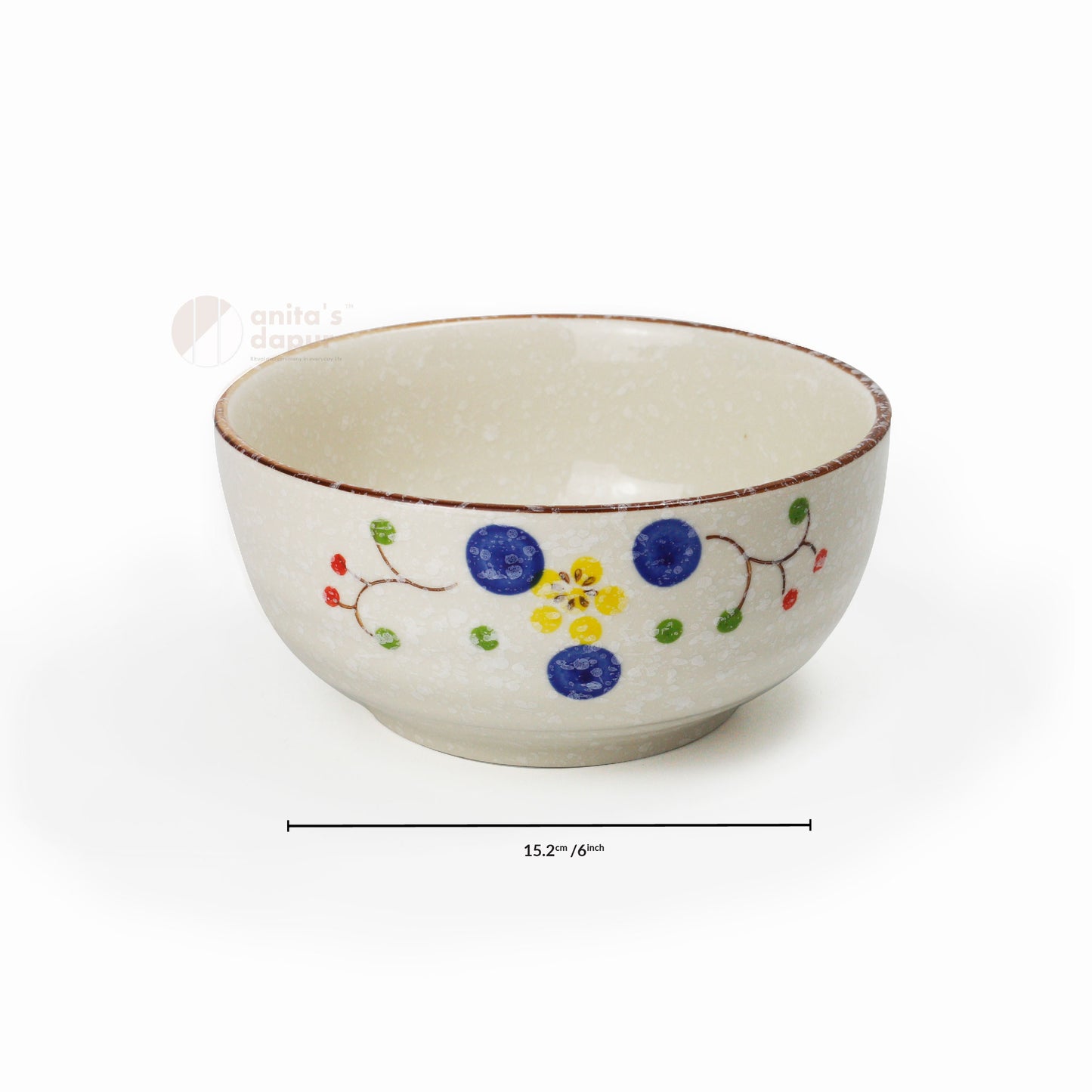 Blueberry Colourful Bowl (6inch , 9inch)