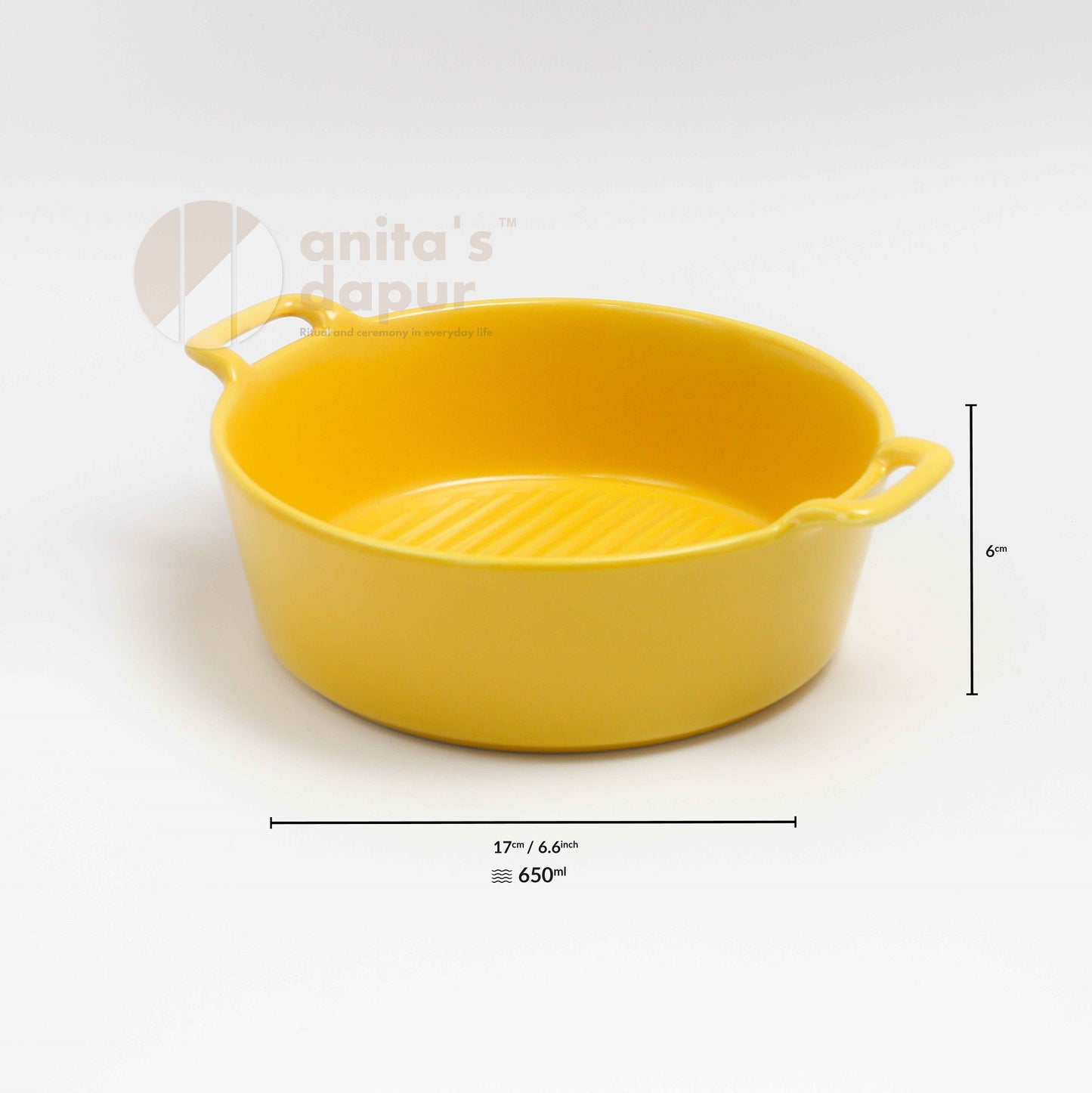 Round Double Handle Bakeware