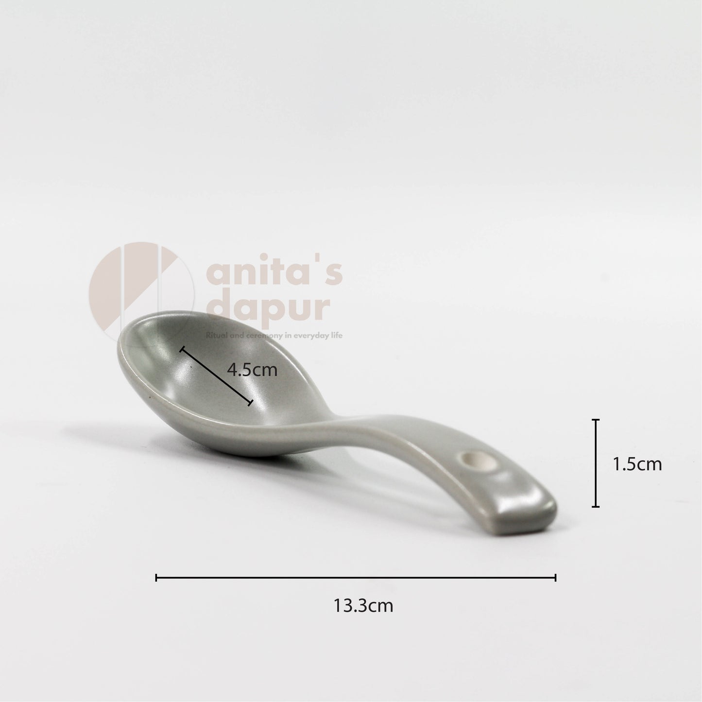 Matte Spoon Blue , Pink , White , Grey,Turquoise (Big and Small)