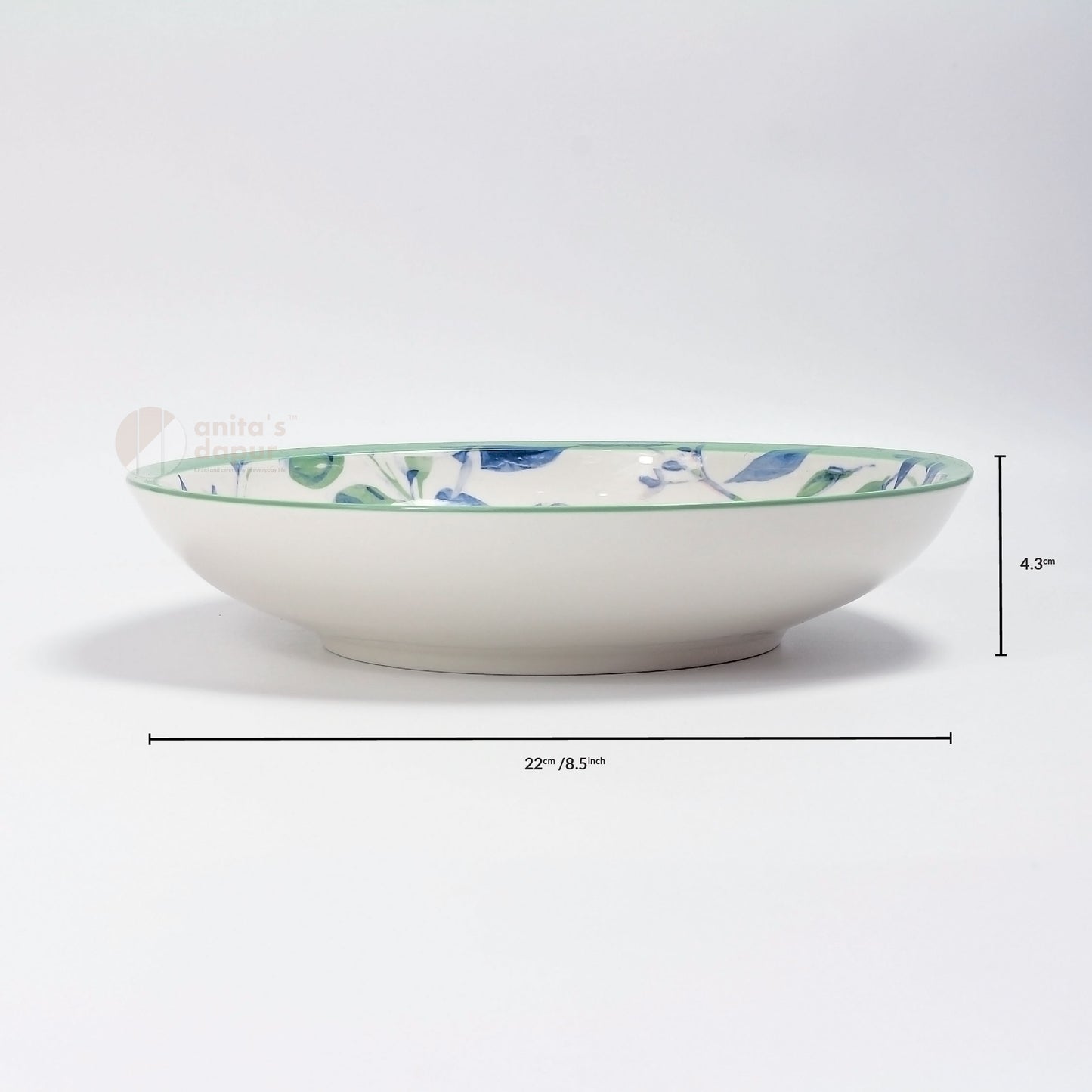 Pastoral Green Leaf Plate (8.5 inch , 10.5 inch , 11 inch)