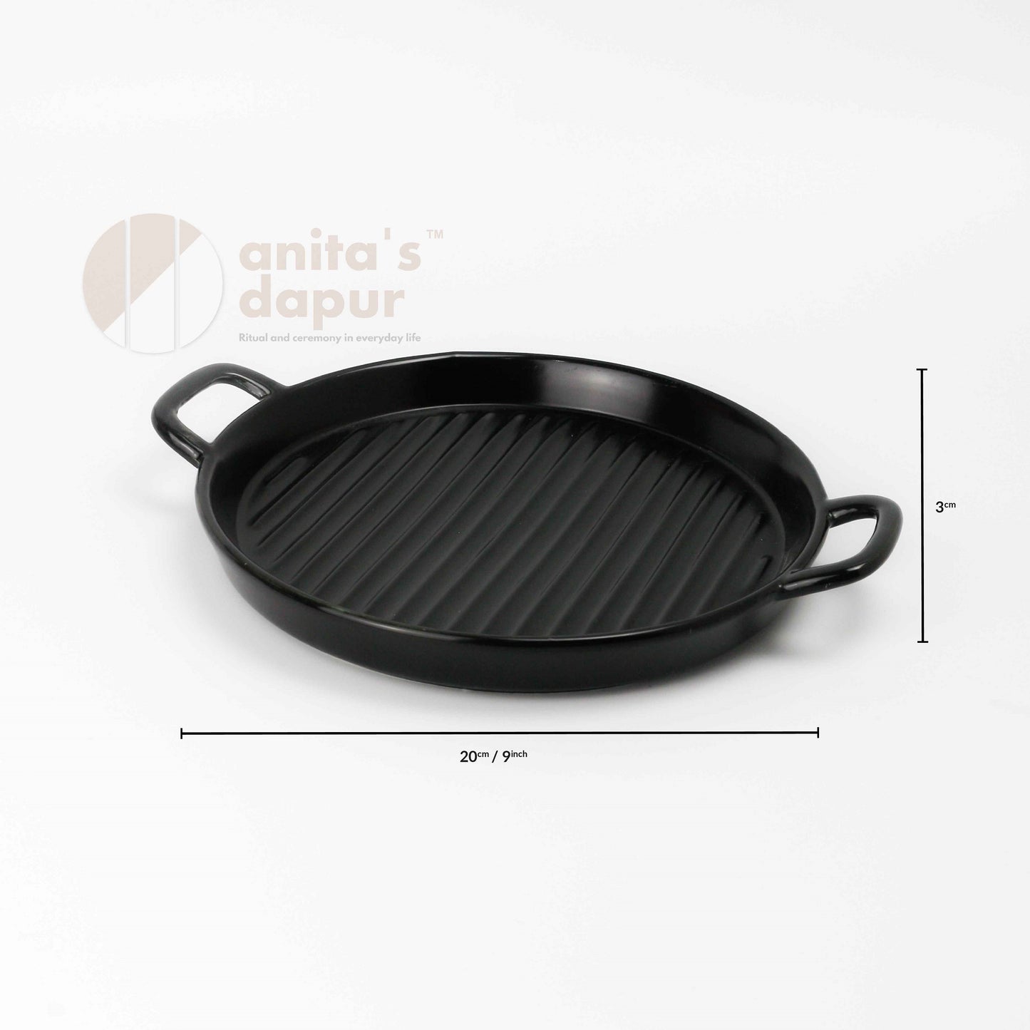 Round Double Handle Bake Pan