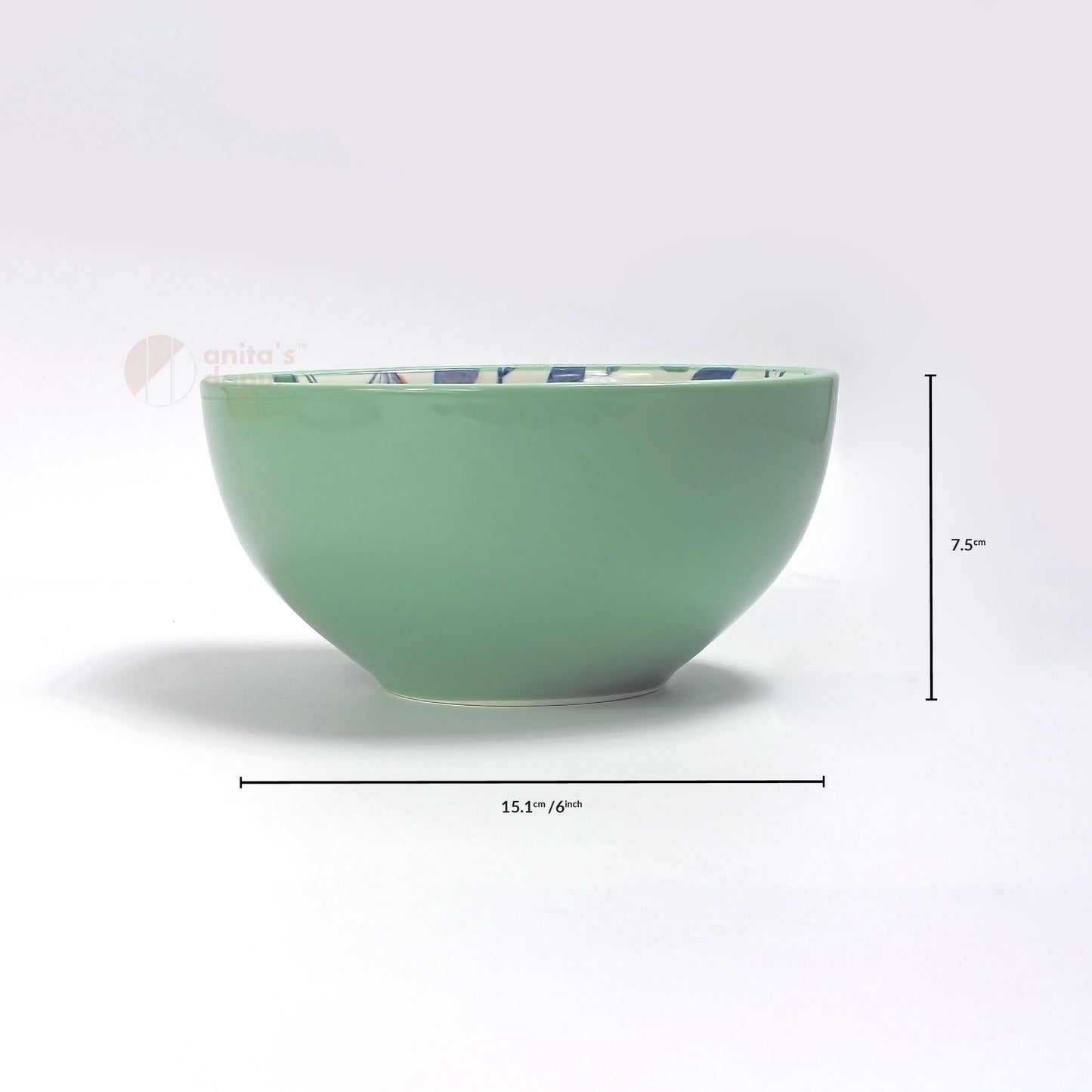 Pastoral Green Leaf Bowl (6 inch)