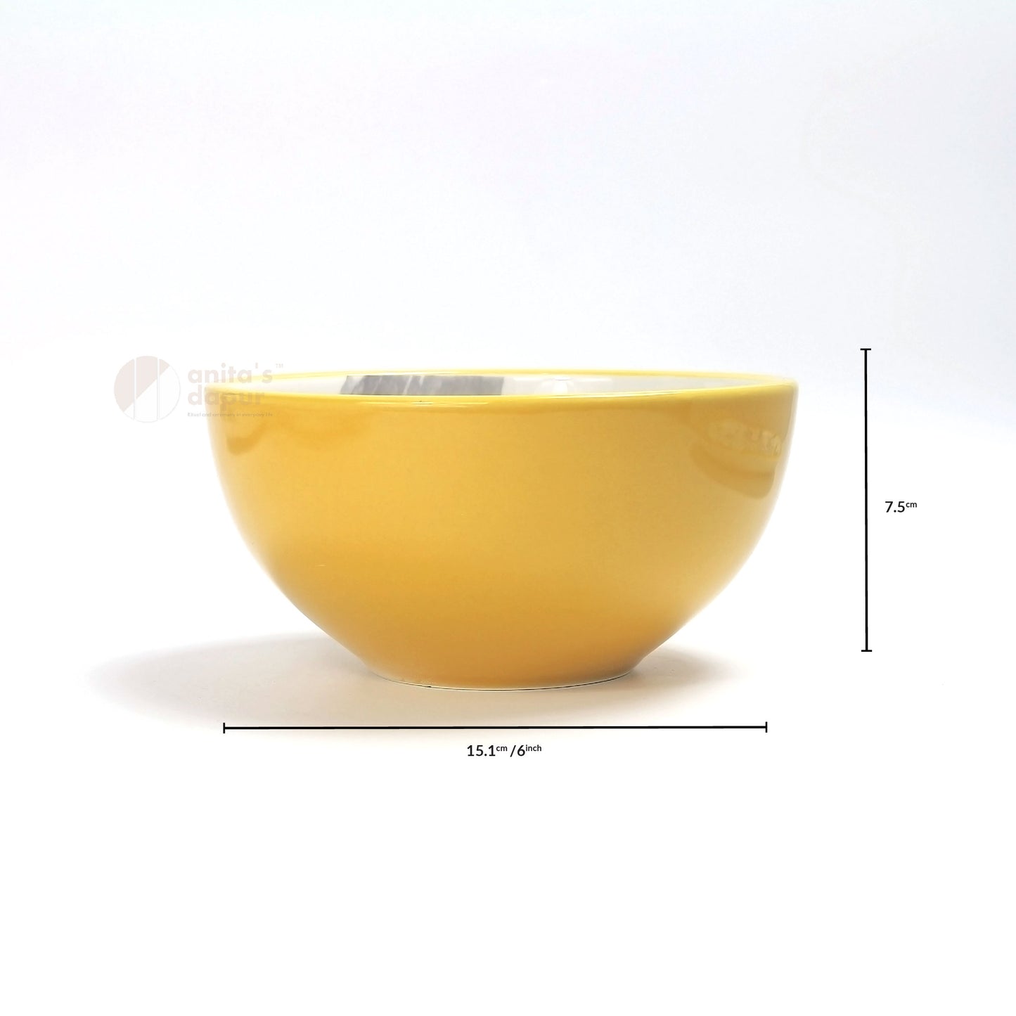 Pastoral Yellow Leaf Bowl (6 inch)