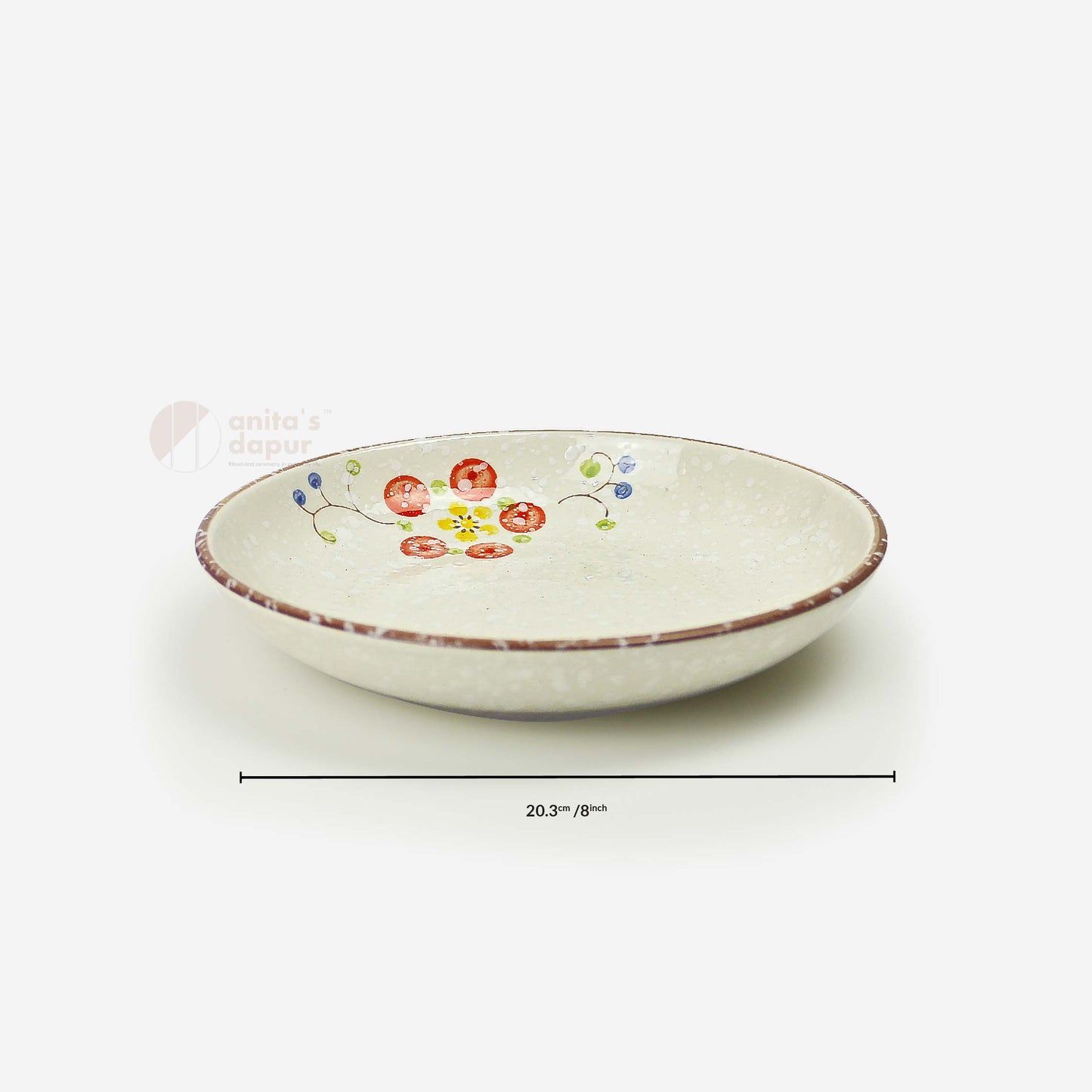Rusberry Colourful Plate (4 inch , 7 inch , 8 inch , 9 inch)