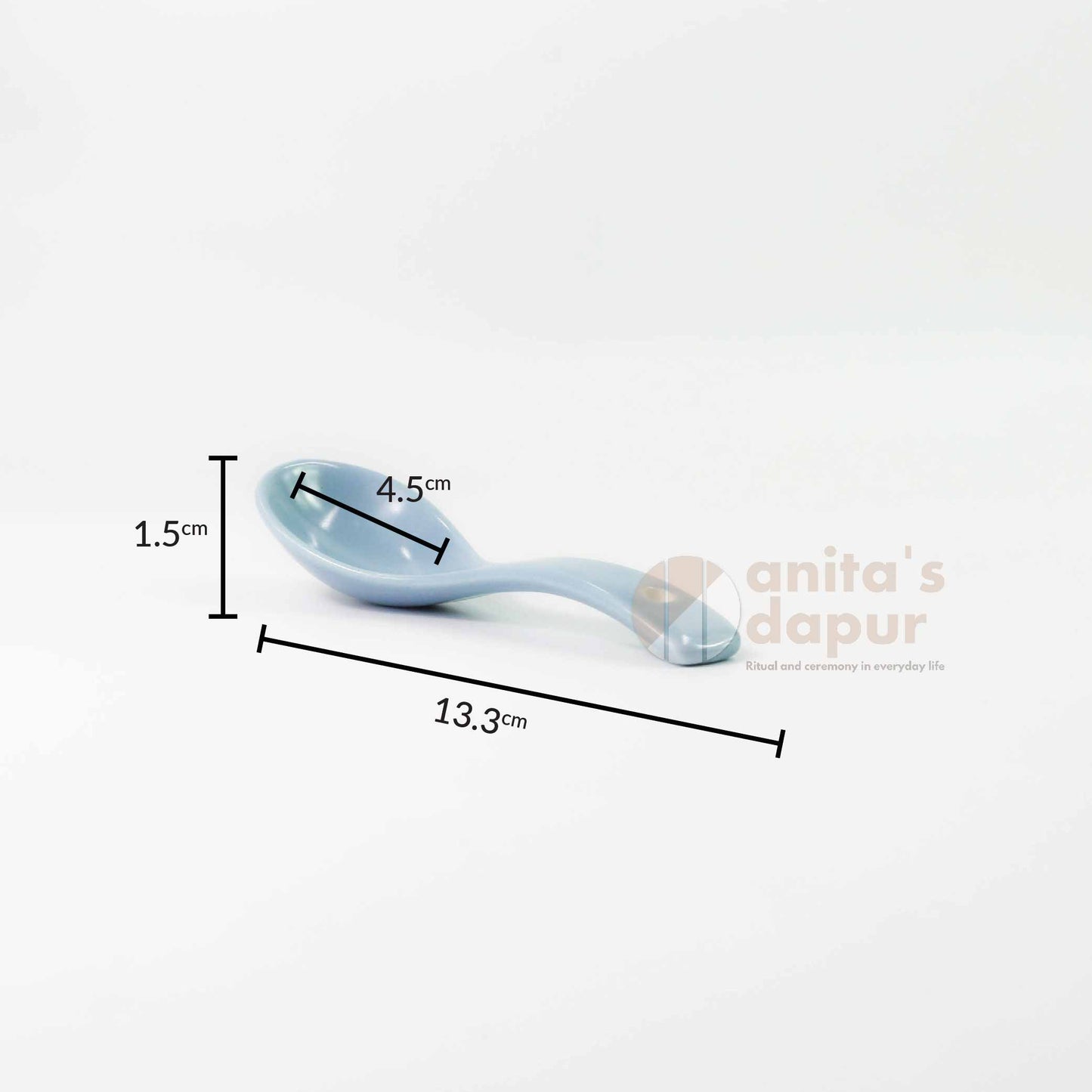 Matte Spoon Blue , Pink , White , Grey,Turquoise (Big and Small)
