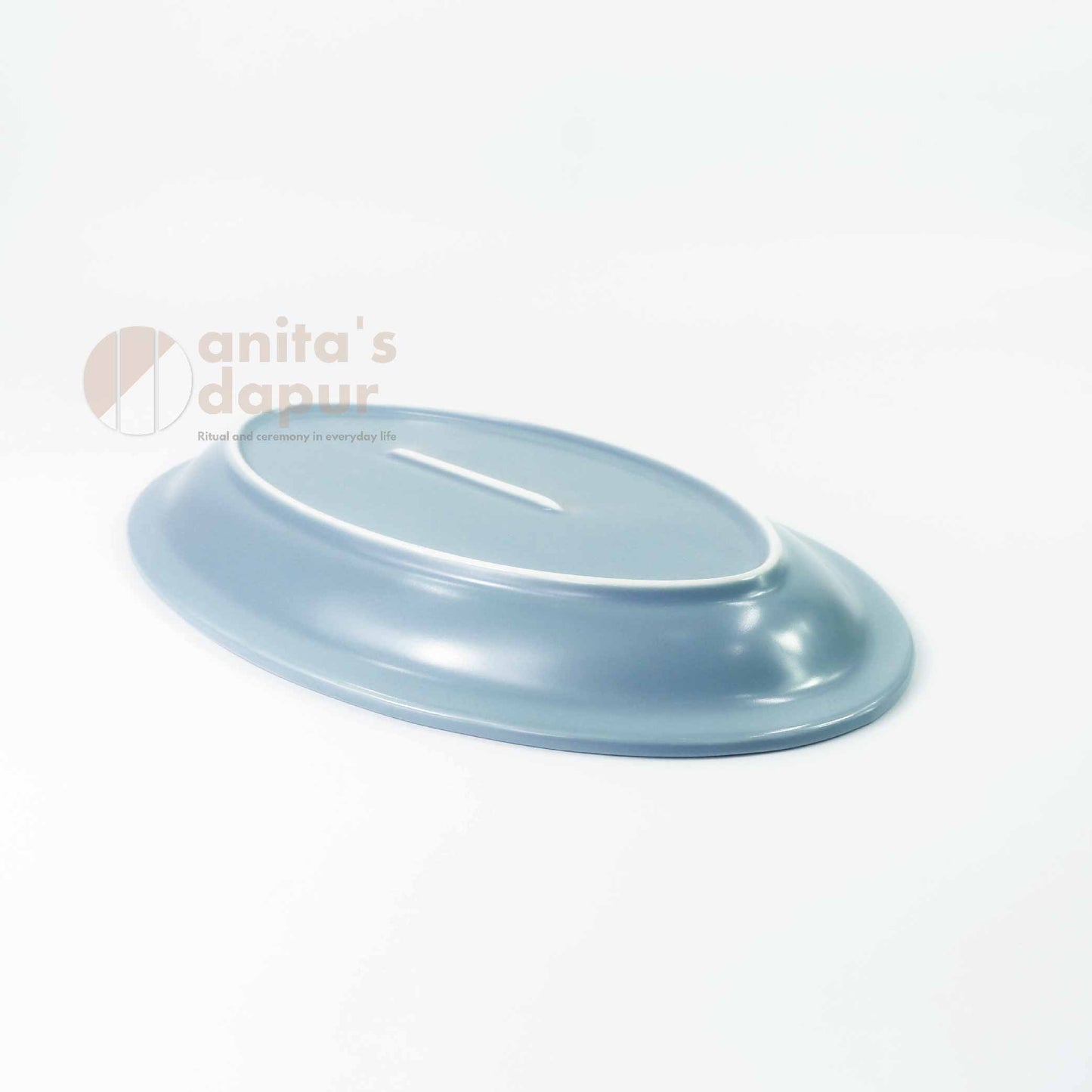 Matte Plate Blue (3.7inch , 8inch , 10inch , 12inch)