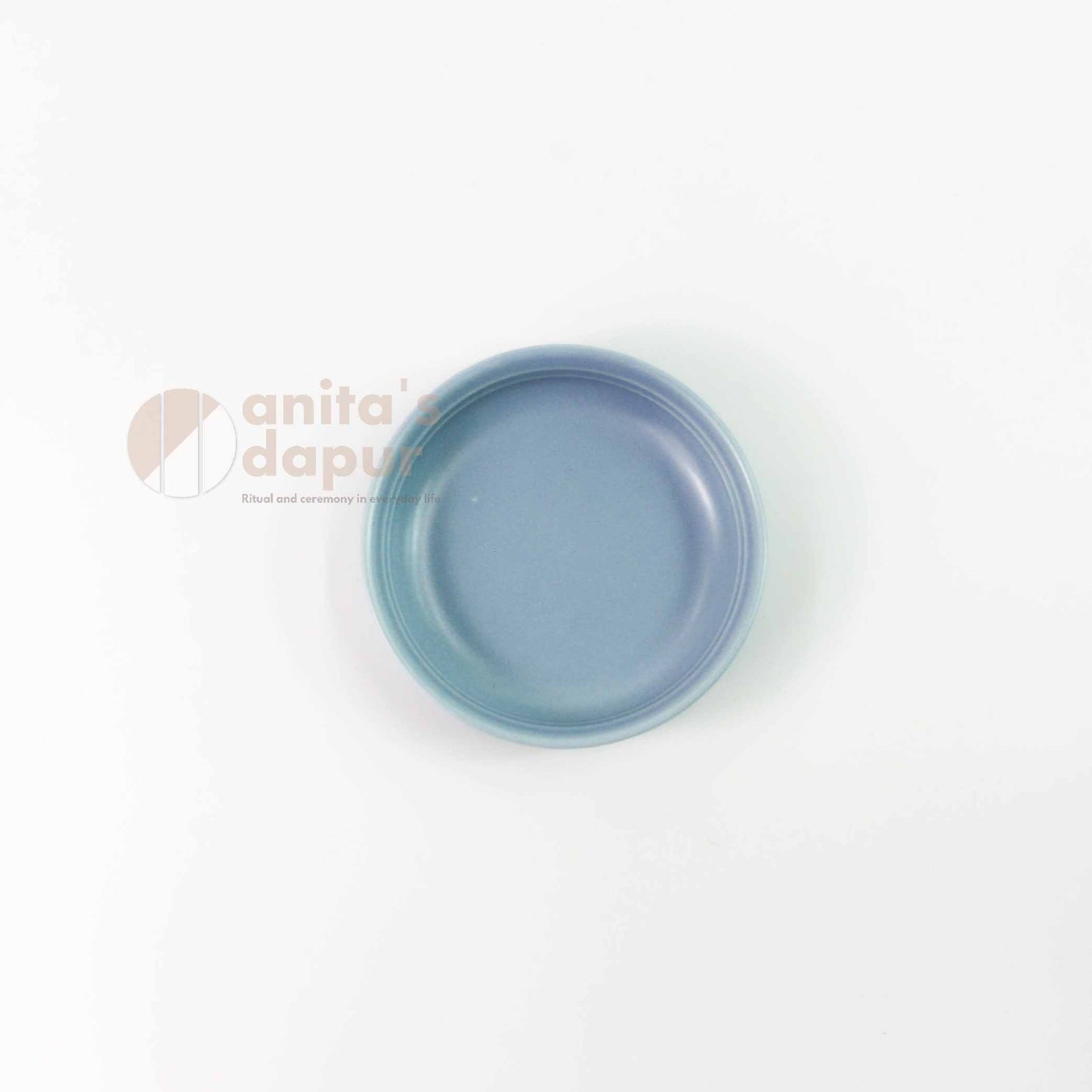 Matte Plate Blue (3.7inch , 8inch , 10inch , 12inch)