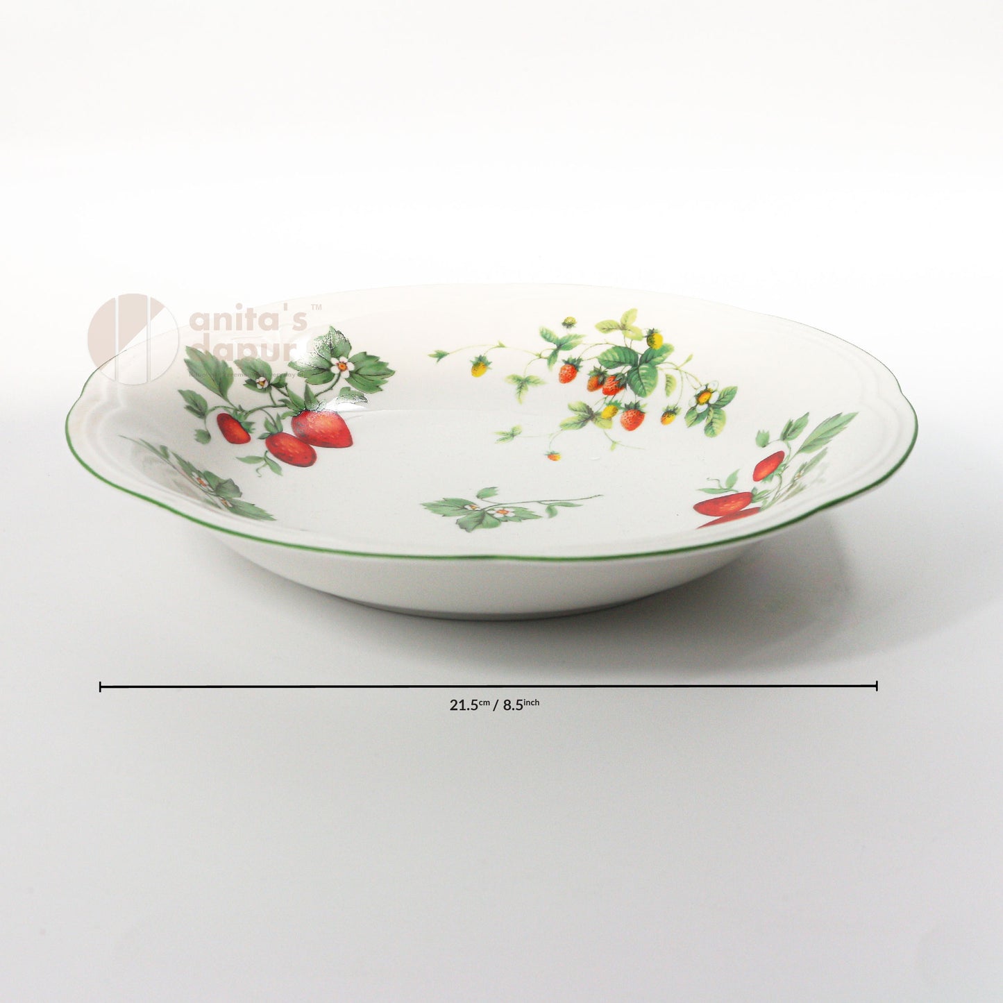 Vintage Strawberry Plate (8inch, 8.5inch , 10inch)