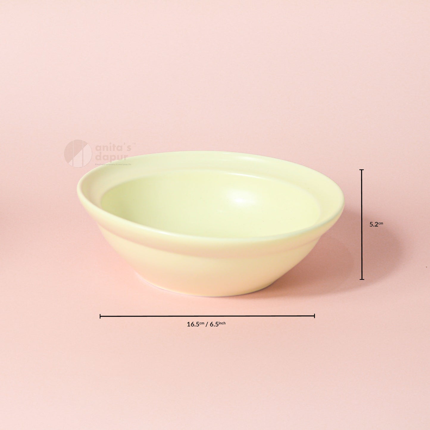 Matte Creamy Bowl (6.5 inch , 8.5 inch , 9.5 inch)
