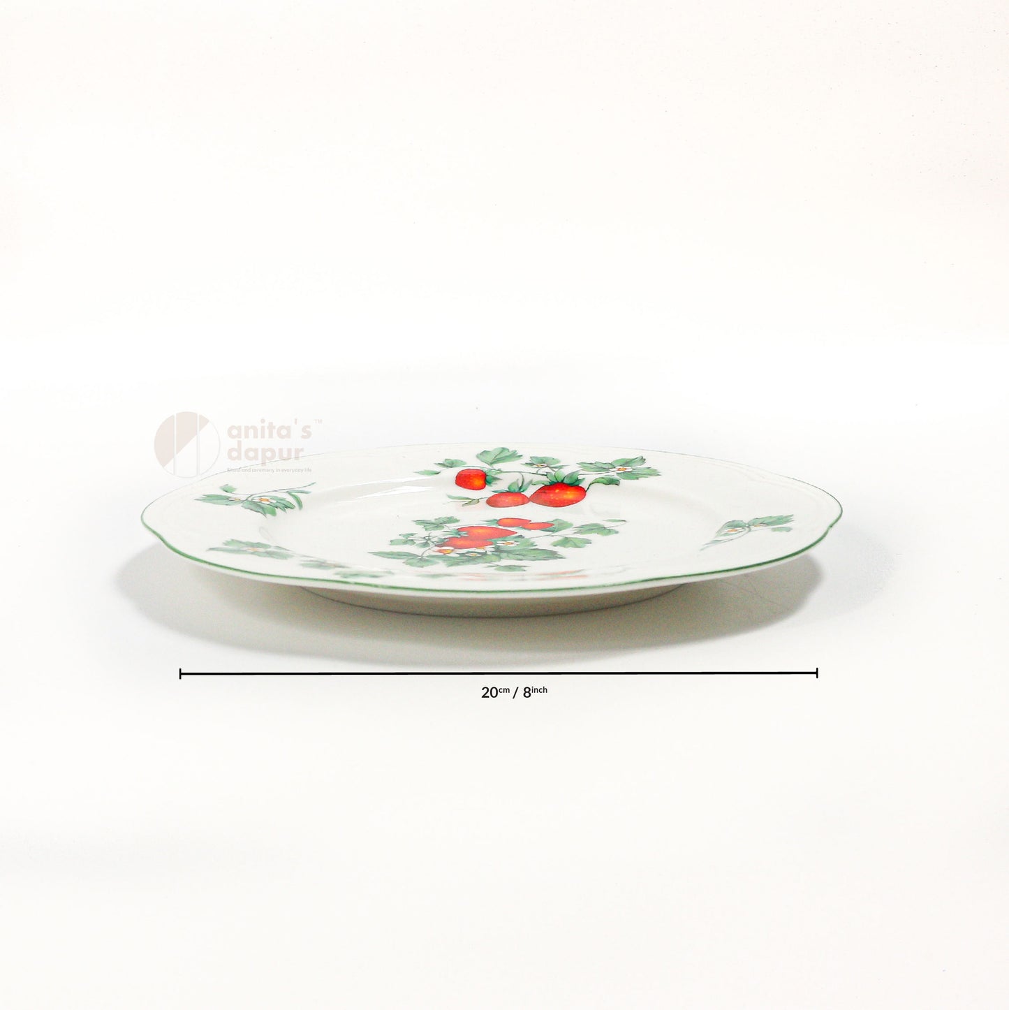 Vintage Strawberry Plate (8inch, 8.5inch , 10inch)