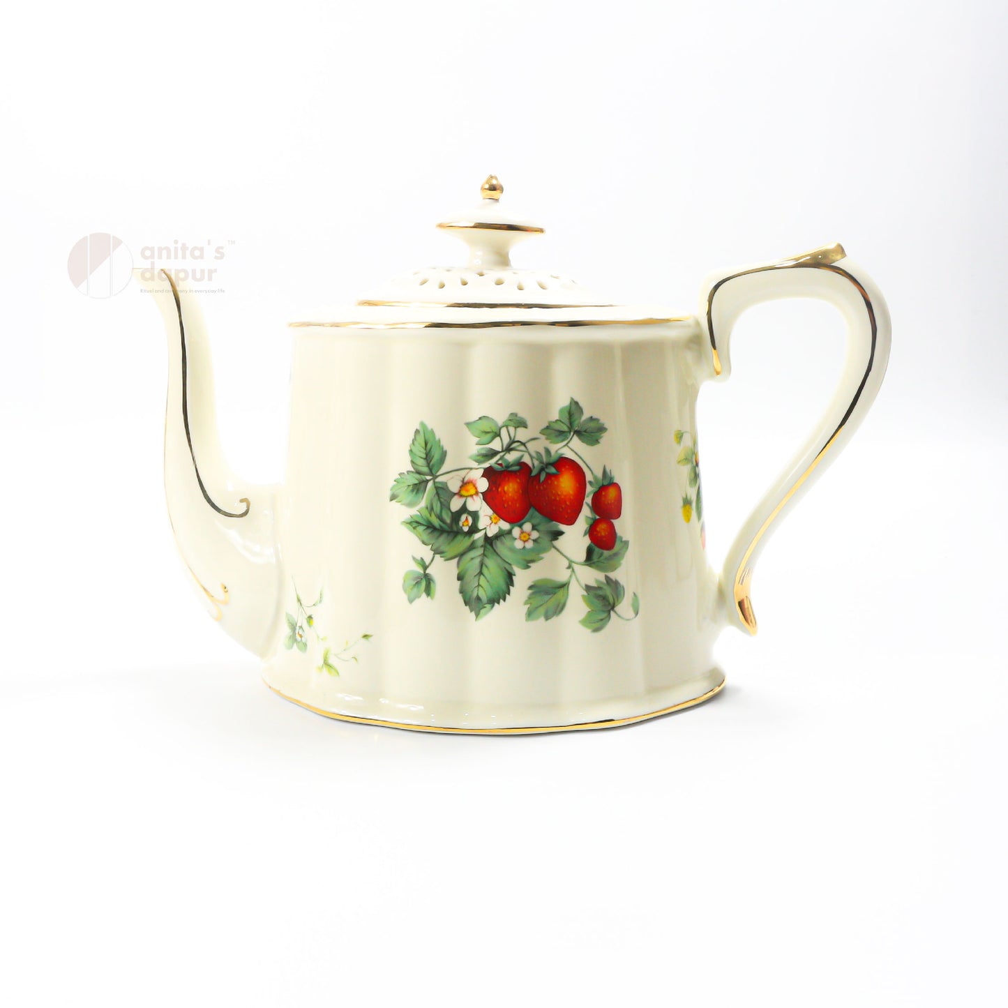 English Strawberry Tea Pot