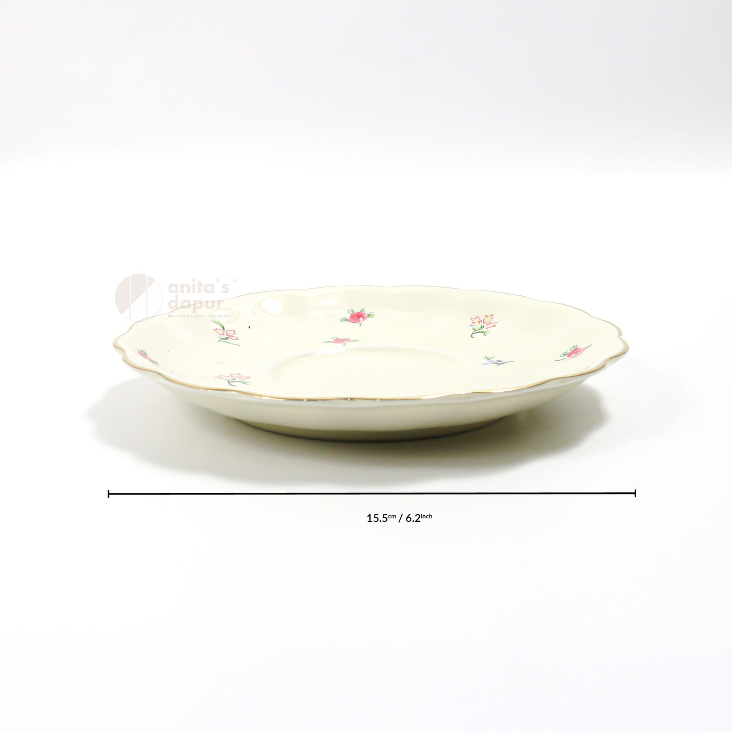 English Floral Cup & Saucer