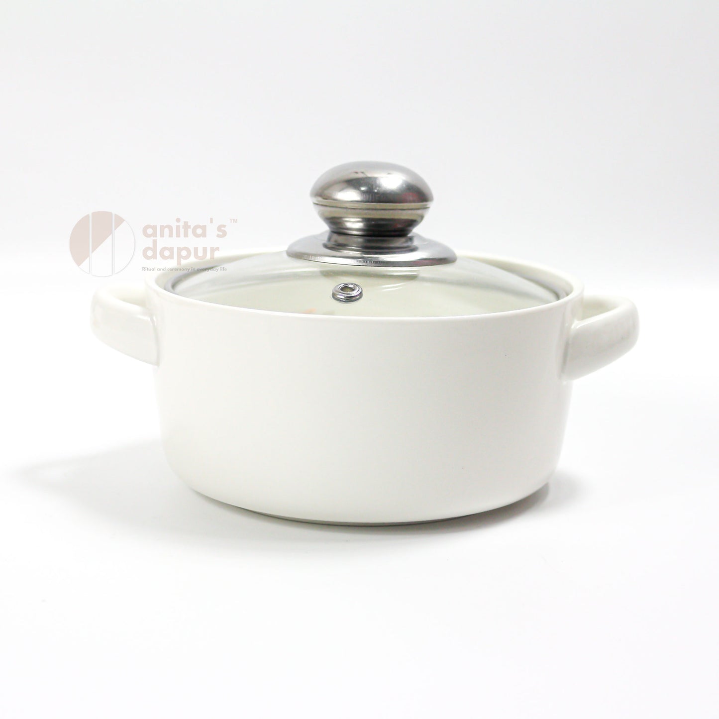 White Food Keeping Pot
