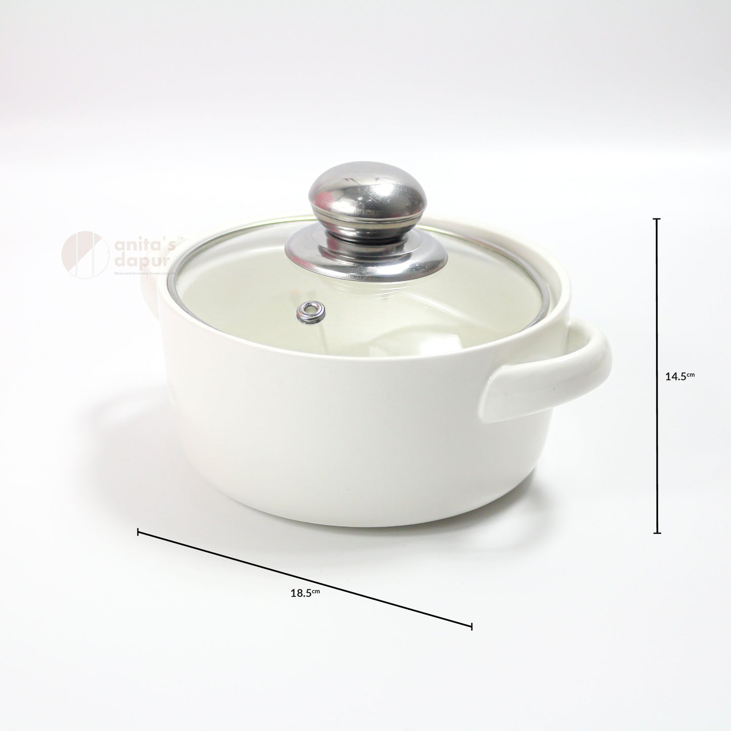 White Food Keeping Pot