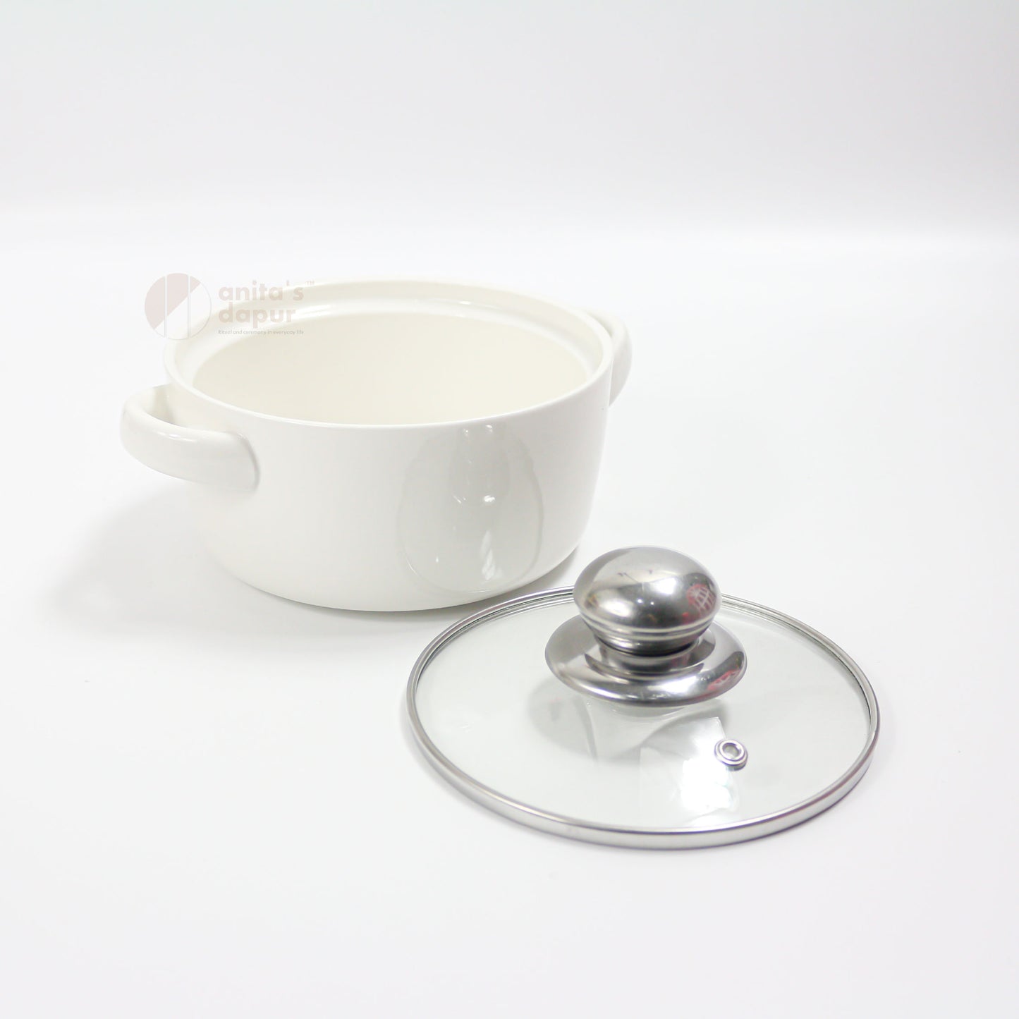 White Food Keeping Pot
