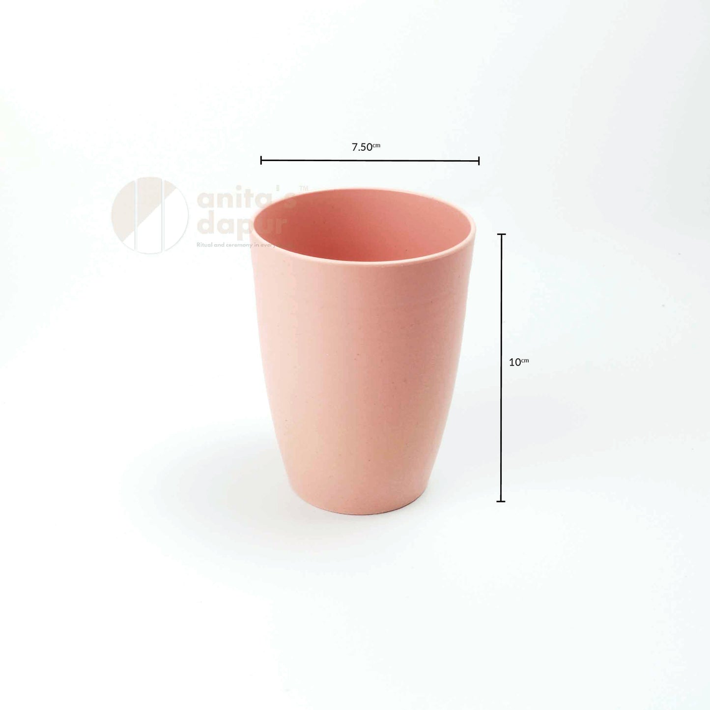 Wheat Straw Cup (Beige & Pink)