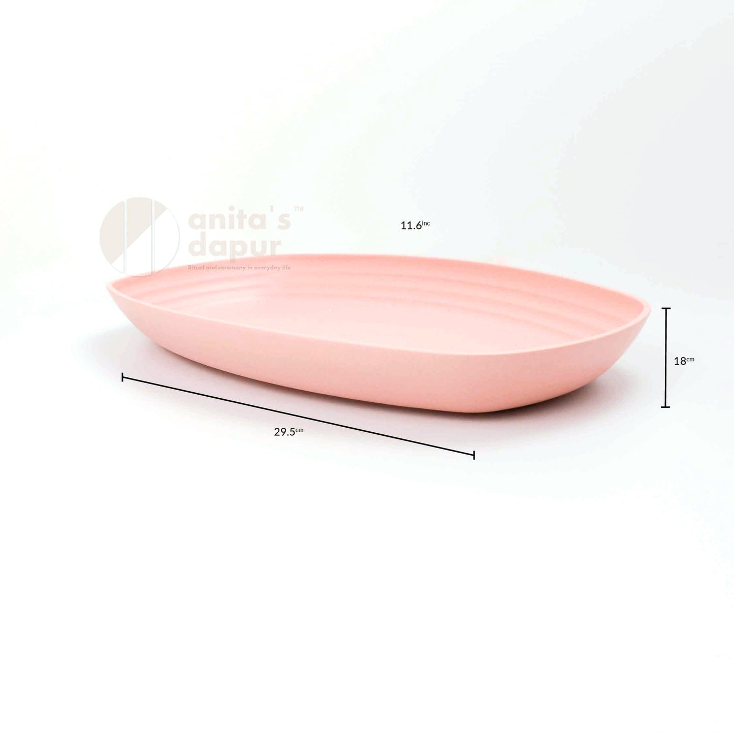Wheat Straw Plate Pink (3inch , 6inch , 8inch , 10inch , 11.6inch)