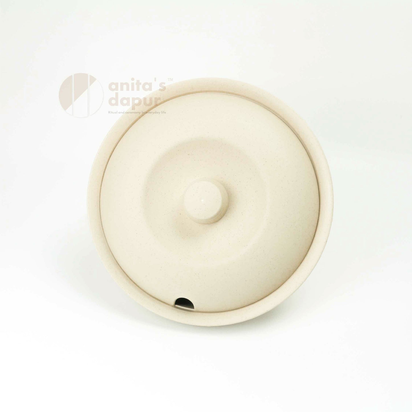 Wheat Straw Pot & Ladle (Beige & Pink)